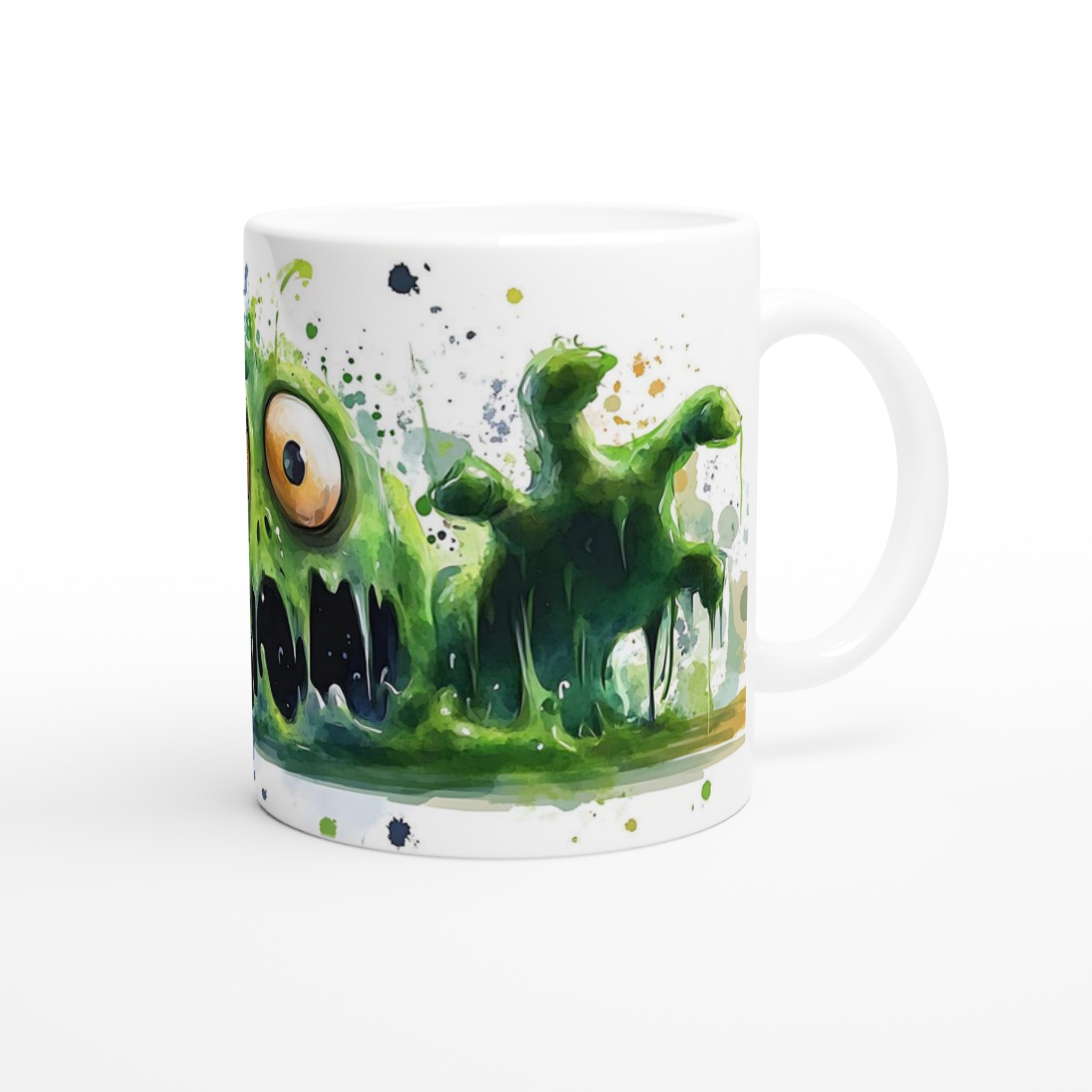 Sleazy Slime Monster 11oz Keramisk Mugg – I Din Valfria Färg 9 7344d715-79fa-4630-93e5-70dc724123de