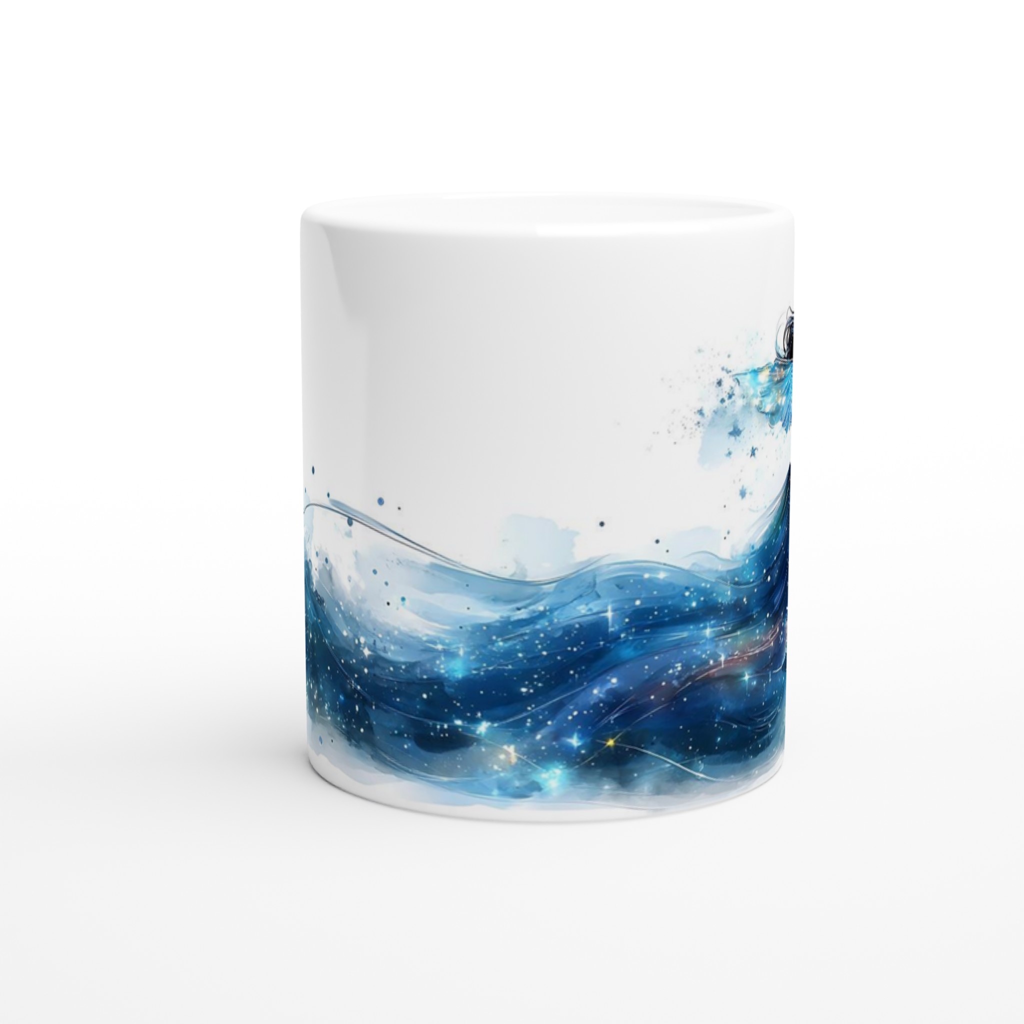 Cosmic Princess 11oz Keramikmugg – Drömsk Akvarellkonst i Din Favoritfärg 8 7366514b-c794-409a-a5cb-a296b6c11b9e