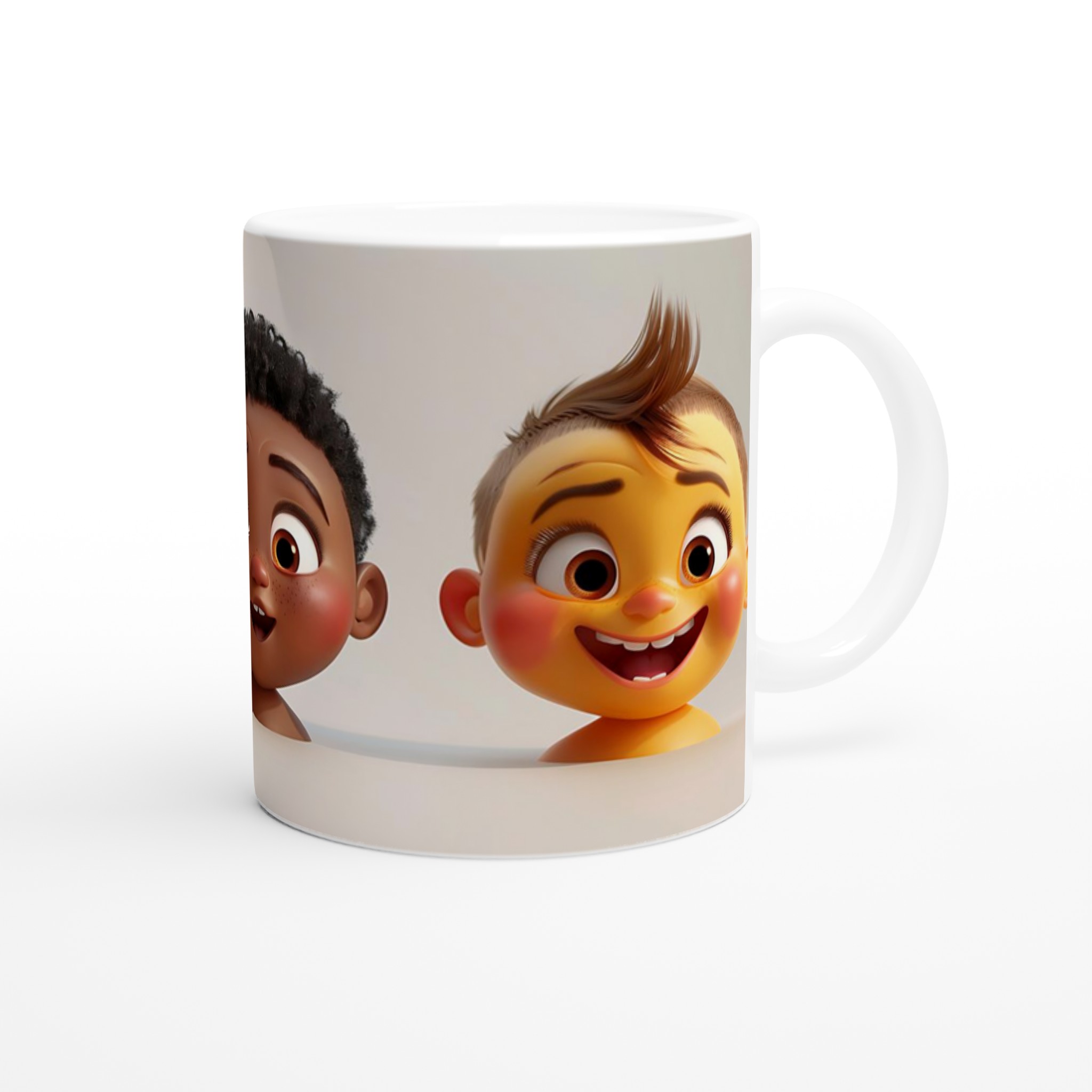 Charmiga Barndesign Keramikmugg - Skapa din glädje i vitt, gult, rosa, grönt, rött, svart eller blått! 9 73d7adad-0091-4ee5-80ce-e057ef74d512