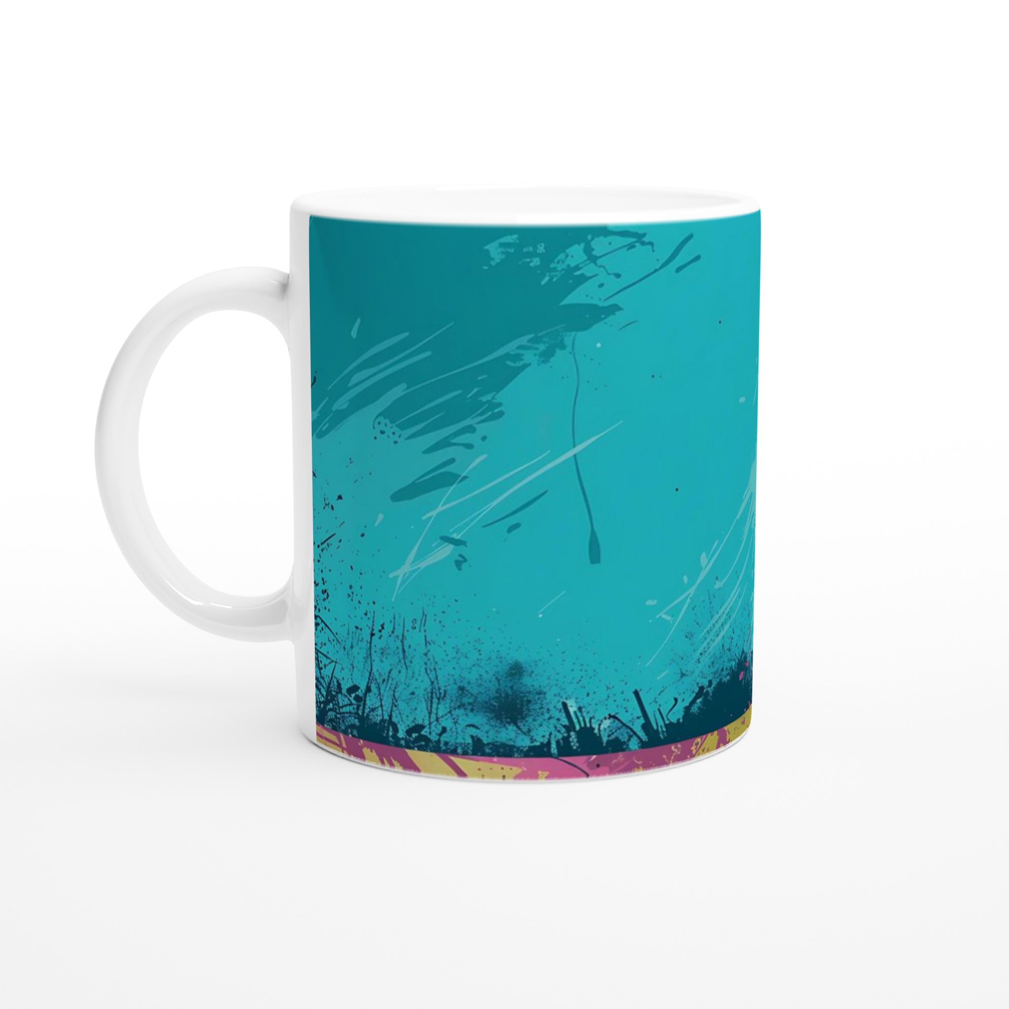 Frihetsstatyn Art Print Kaffemugg – Färgstark New York Inspiration i 11 oz Keramik 1 73f2c96c-57f1-4fa7-9e82-c4e108640700