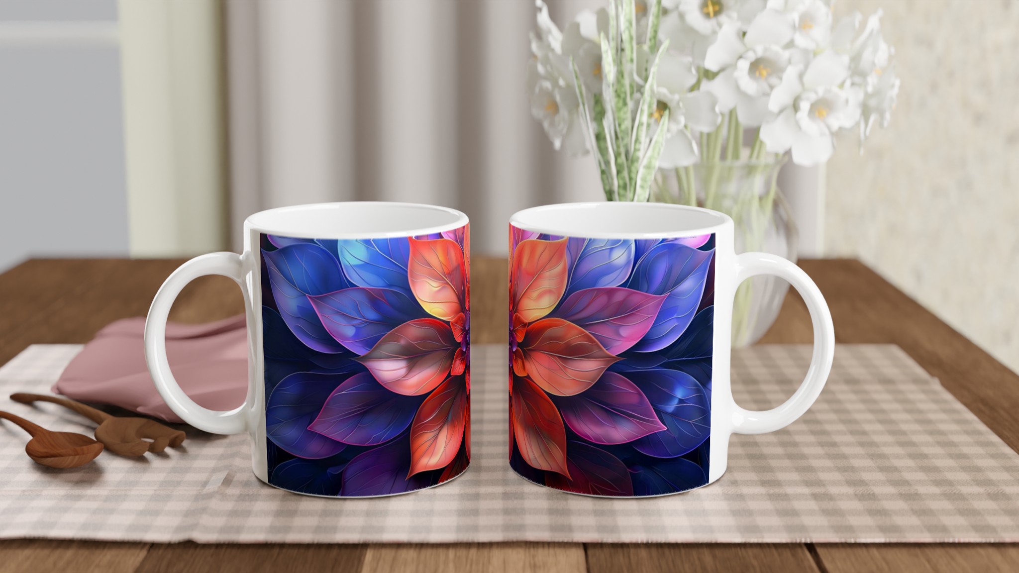 Abstrakt Mandala Blomstermugg – Välj bland 7 Livfulla Färger för Din Perfekta Kaffestund! 10 73fc4ebf-3ffd-4c15-8679-2eb8b5325a64