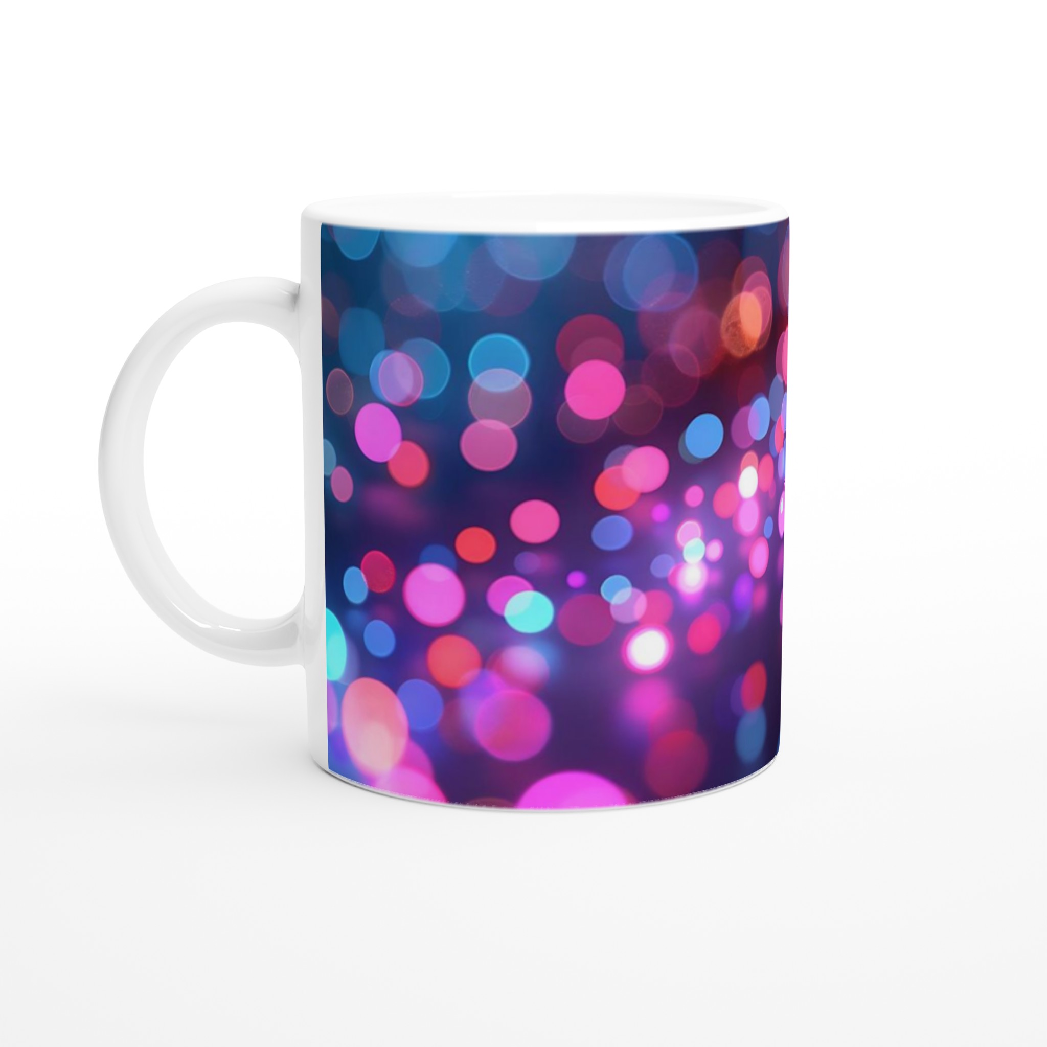 Färgsprakande Bokeh Keramikmugg - 11oz, Välj Din Favoritfärg! 1 7406e3b6-0c7d-41c9-801f-30f20e4ca25e