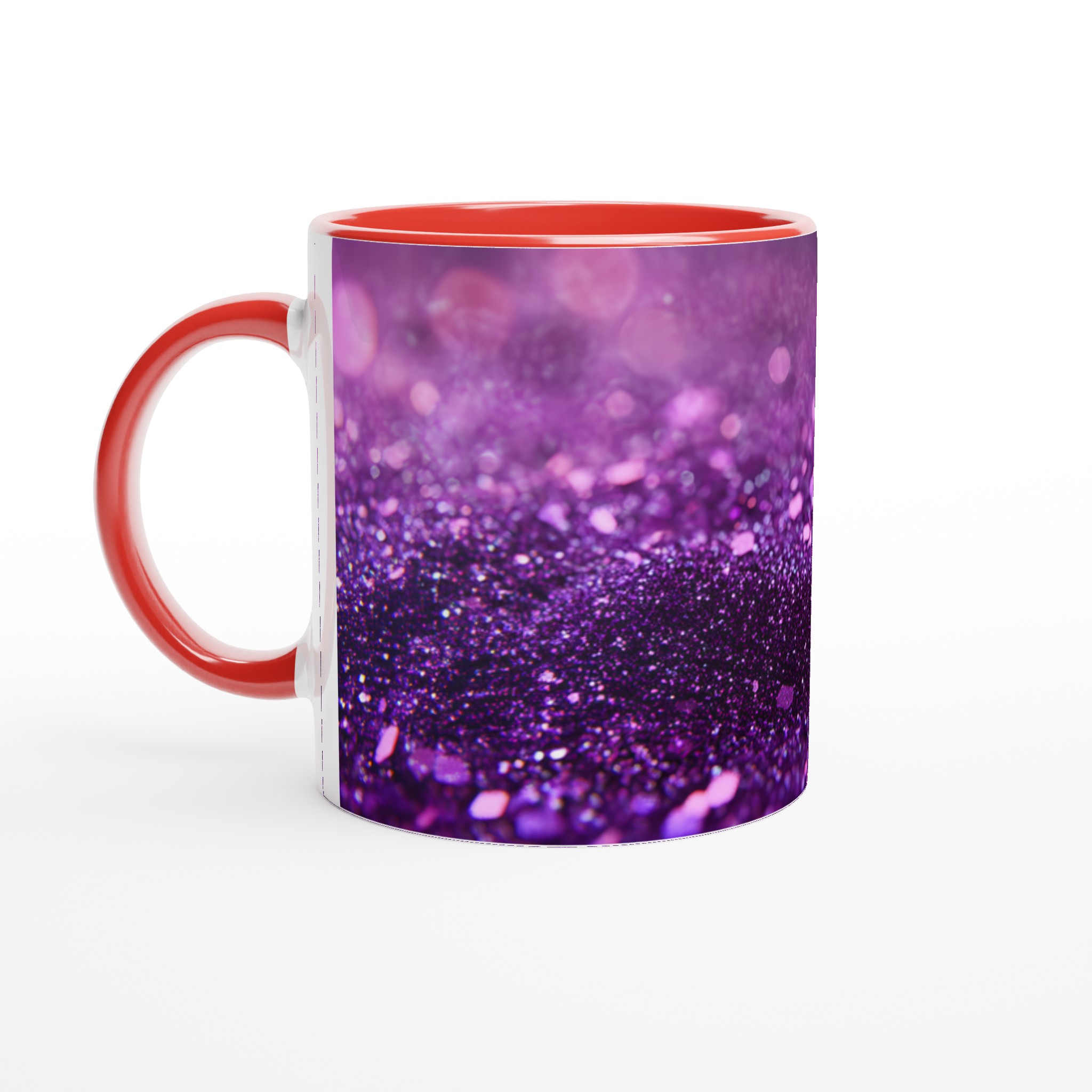 Glittrande Lila Keramisk Mugg – 11 oz Vit Mugg för En Förtrollande Dryckesupplevelse 5 740fd01e-98fb-4920-bf61-ebedec8ad096