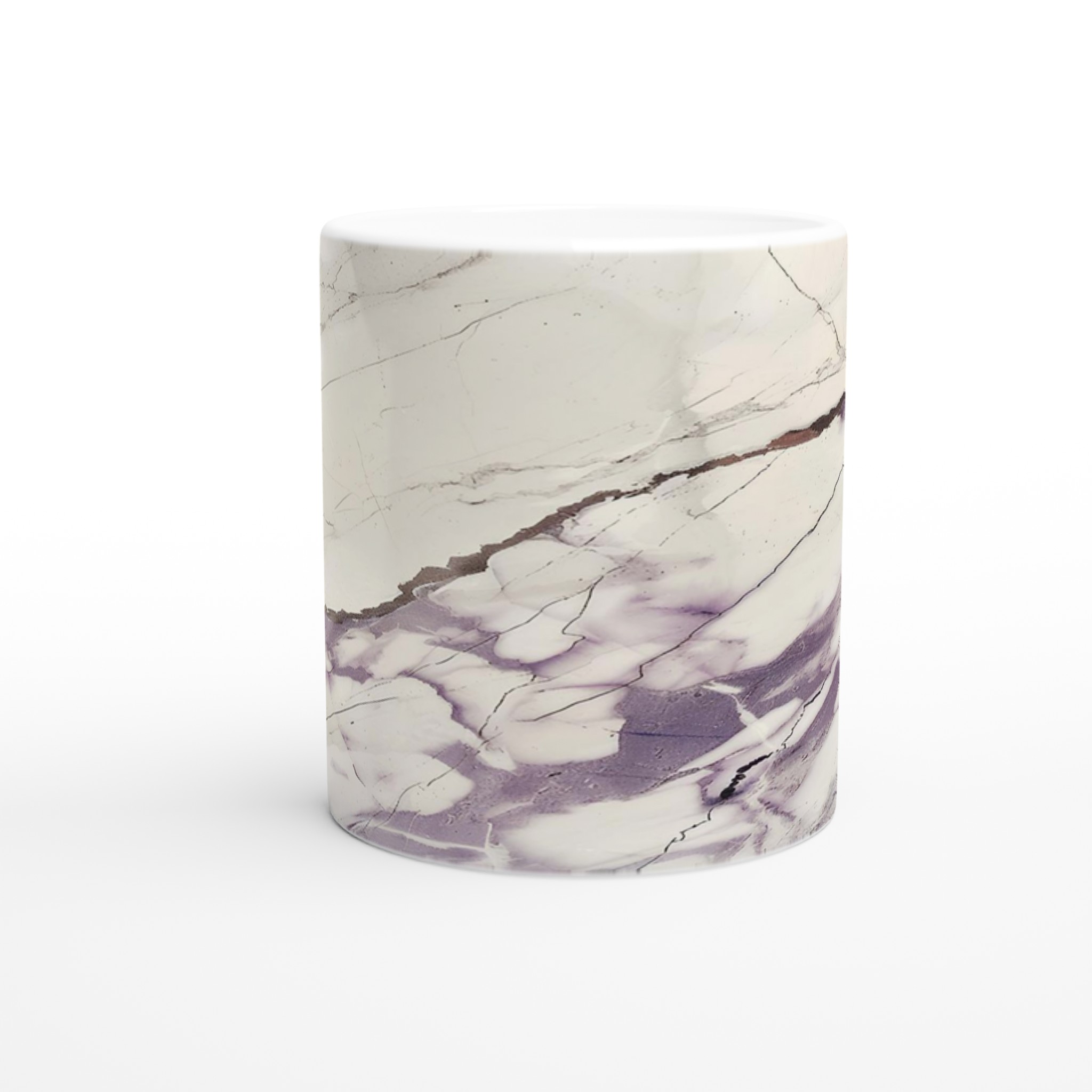 Lyxig 11oz Marmor Keramisk Mugg – Vit och Lila Marmor Mönster – Välj Bland 7 Färger 8 742f506d-dc34-4422-854d-15fbfc44658b