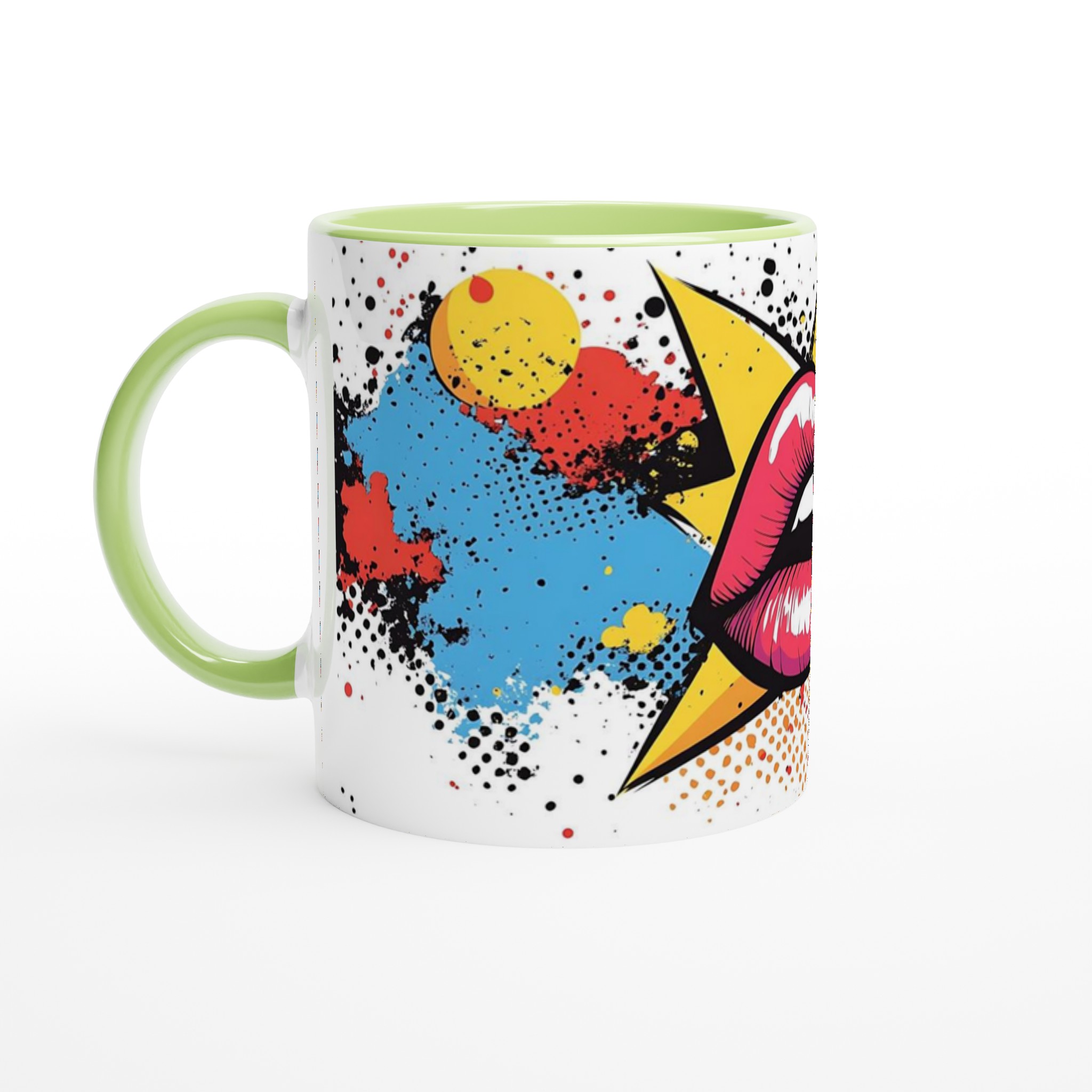 Pop Art Explosion Mugg – Färgstark Keramikmugg i 7 Livfulla Färger för Din Dagliga Kaffestund! 7 7461d4e5-5aeb-4969-987d-bd538e04938b