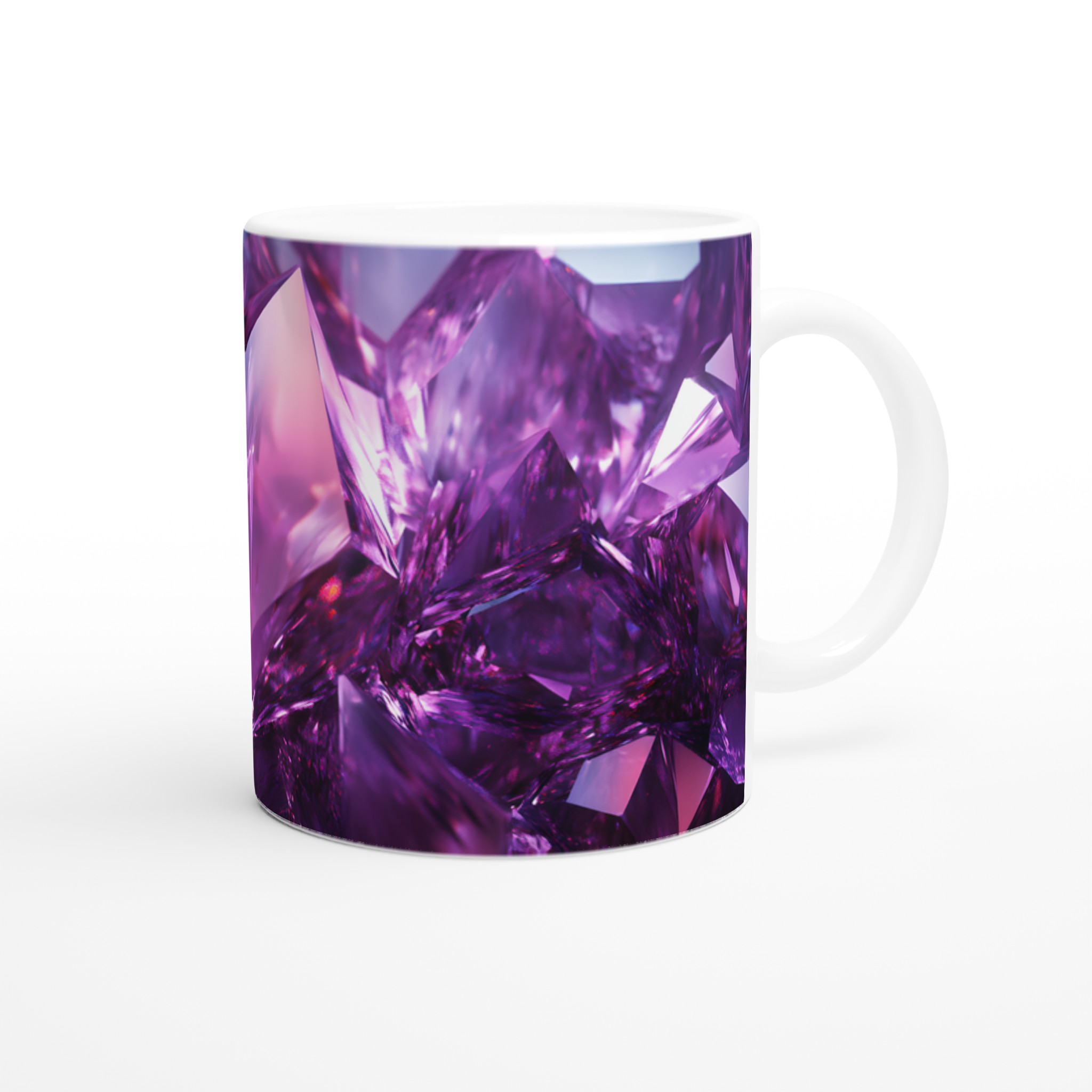 Ametistglans Keramikmugg - 11oz i Valfri Färg - För Kaffe, Te & Varm Choklad 9 746f5e5a-235f-45ce-b4ed-299b26b23e87