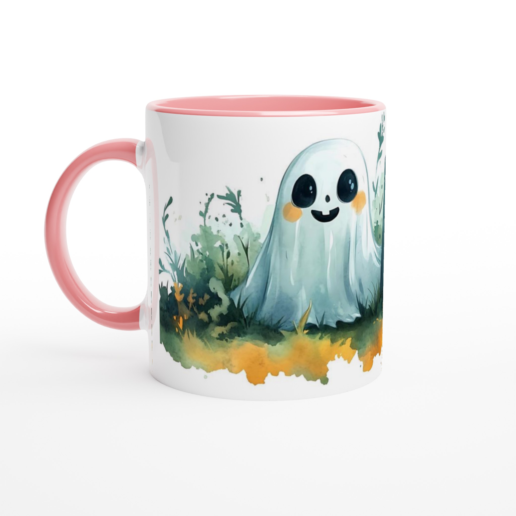 Söt Halloween Spökmugg i Akvarell – Charmig Keramikmugg för Kusliga Kaffestunder, Välj bland Flera Färger 6 7472d2bf-0f56-469c-82ec-ec6b464c2a7a
