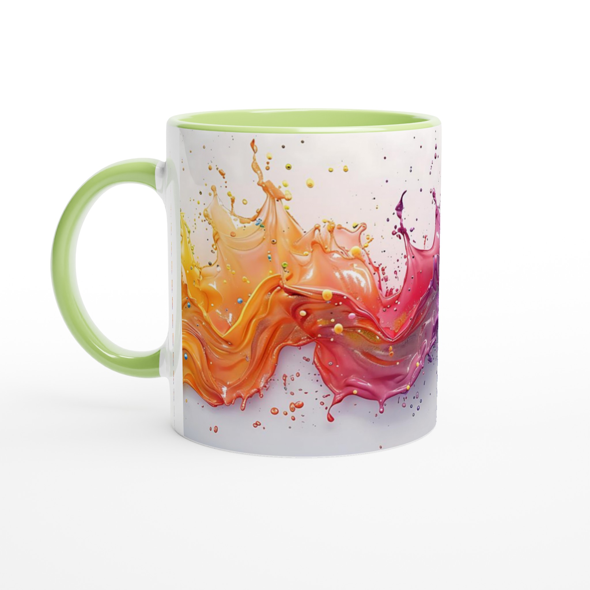 Färgglad Stänk Keramikmugg - 11oz Vibrant Design för Kaffe & Te 7 74854ec7-4f78-44ae-a6c8-1560e45f9471