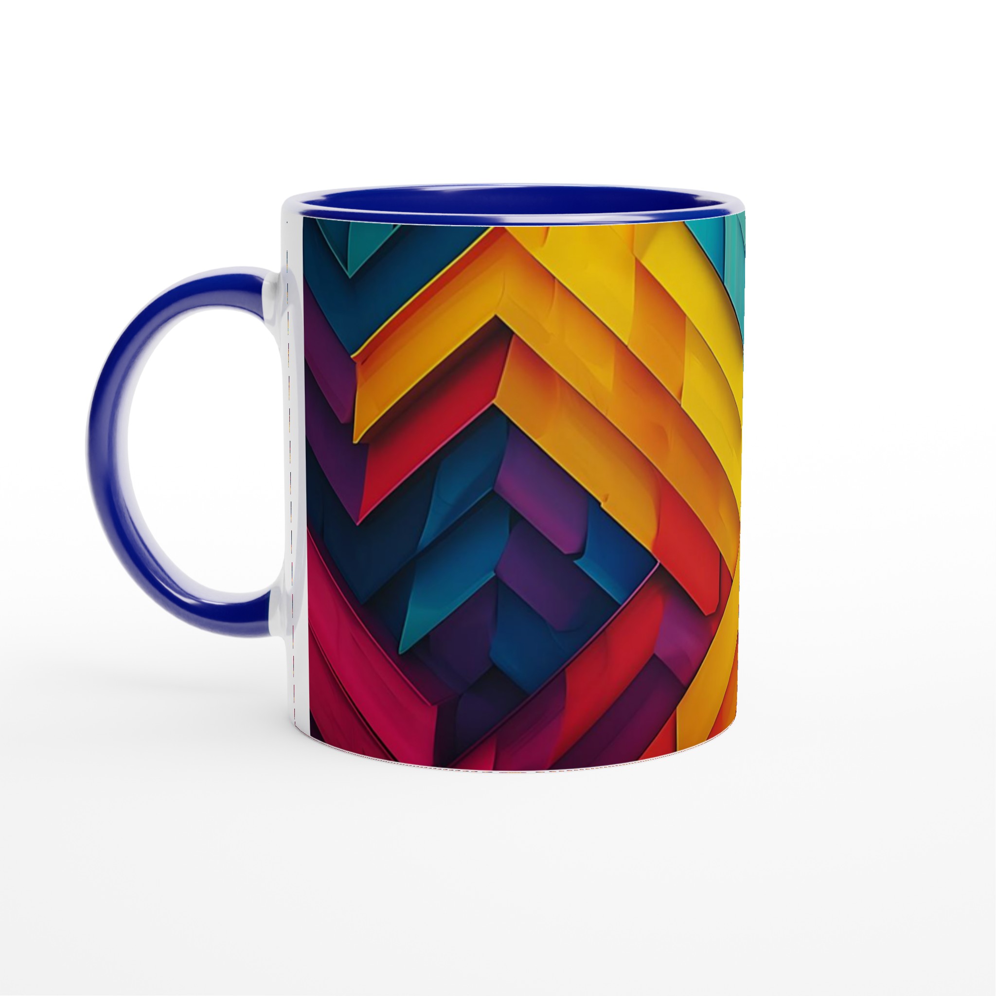 Abstrakt Mosaik Keramikmugg - 11oz, Levande Färgval 2 74bf3de3-b12f-43e0-8ae7-5d323f347a1f