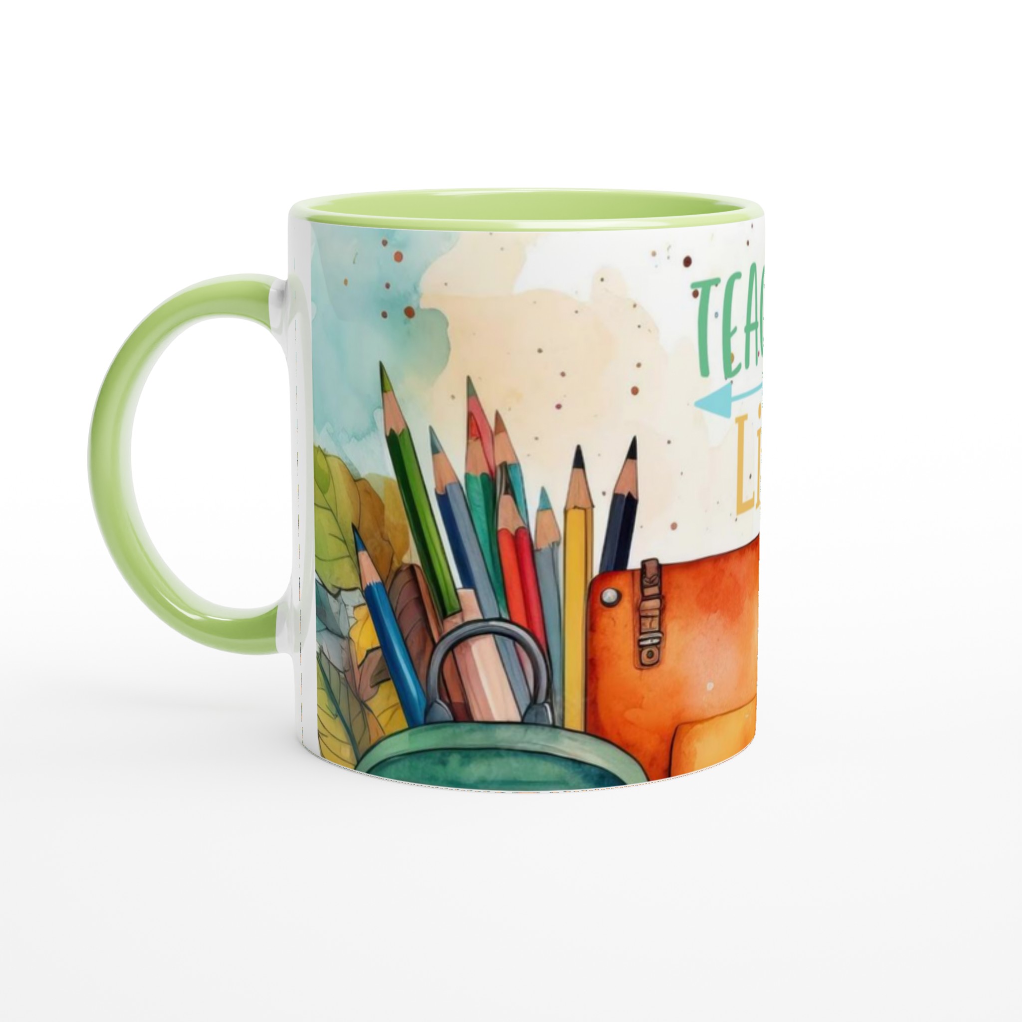 Teacher Life Keramisk Mugg 11oz med färgglad design – välj mellan flera glada keramfärger 7 74d3ceb0-36a5-490b-9d7f-ded2d934defb