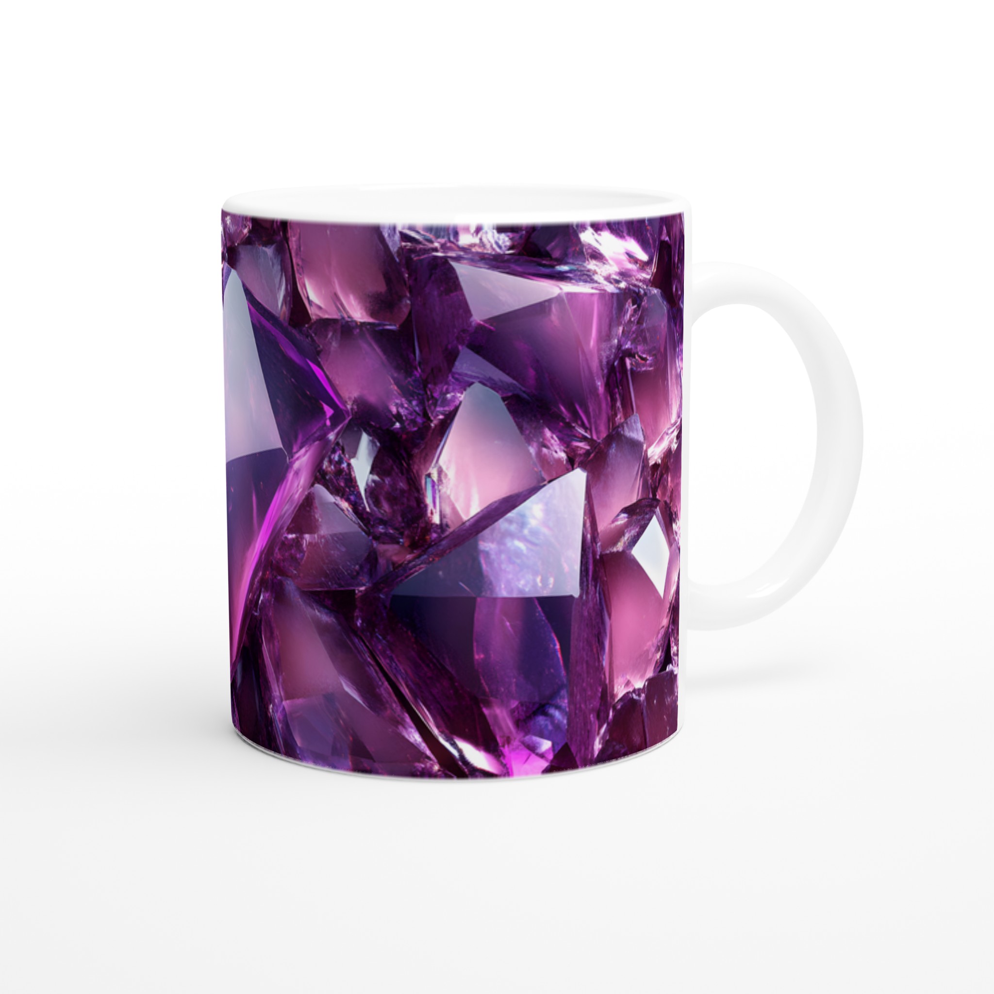Ametistkristall 11oz Keramikmugg - Skimrande Lila & Rosa Skimmer för Din Vardag 9 74e45903-3746-4269-a085-9caf336bf9ab