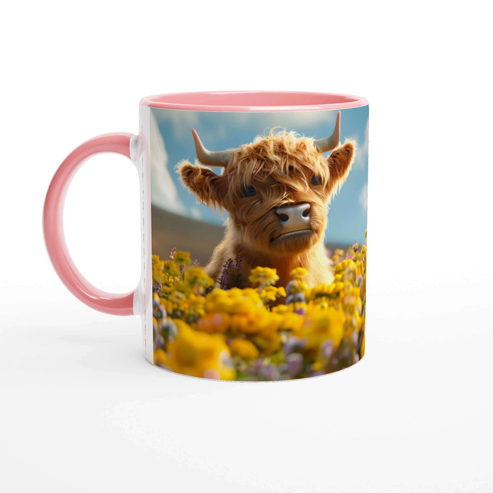 Charmig Highland Ko Mugg – Söt Djurdesign för Kaffeälskare i Åtta Färger, 11oz Keramisk Mugg 6 74ec335d-be70-4942-b9b4-9245aca7eb56