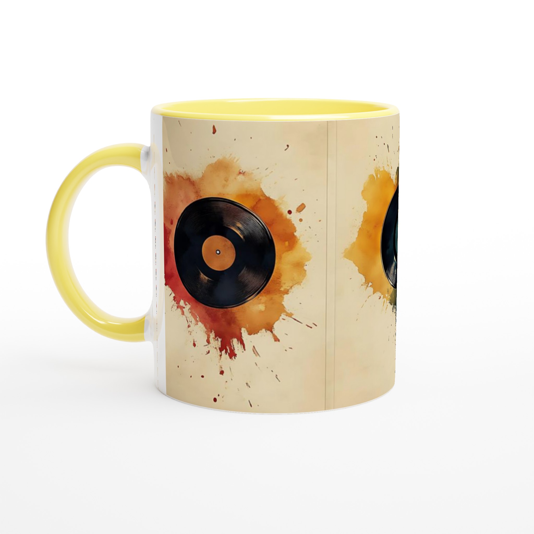 Muggen "Vinyl Groove" – Färgstark Keramikmugg 11oz, Välj Din Favoritfärg! 3 750cf9f1-df71-4ec6-b6de-614636361b0b