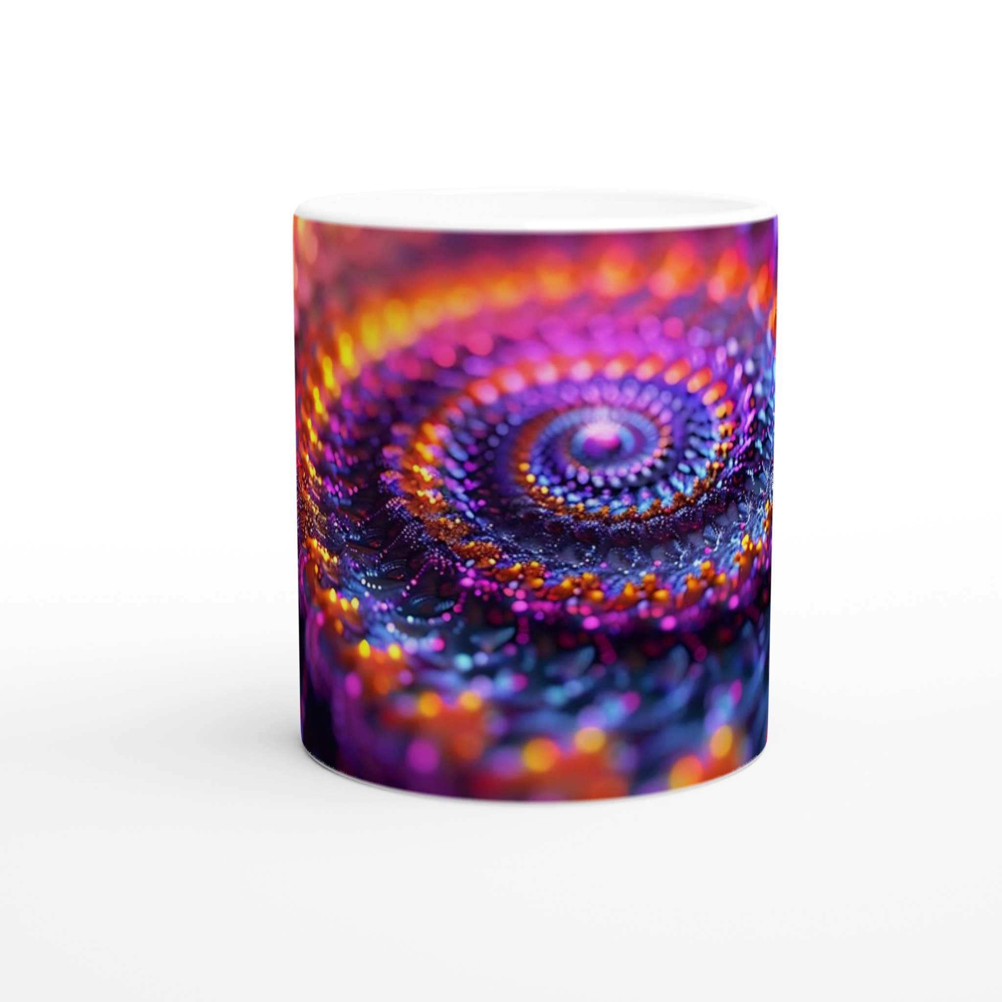 Kosmisk Spiral Mugg – 11oz Keramikmugg i Levande Färger 8 75317f08-2319-4bcb-8c8b-c7552c395db4