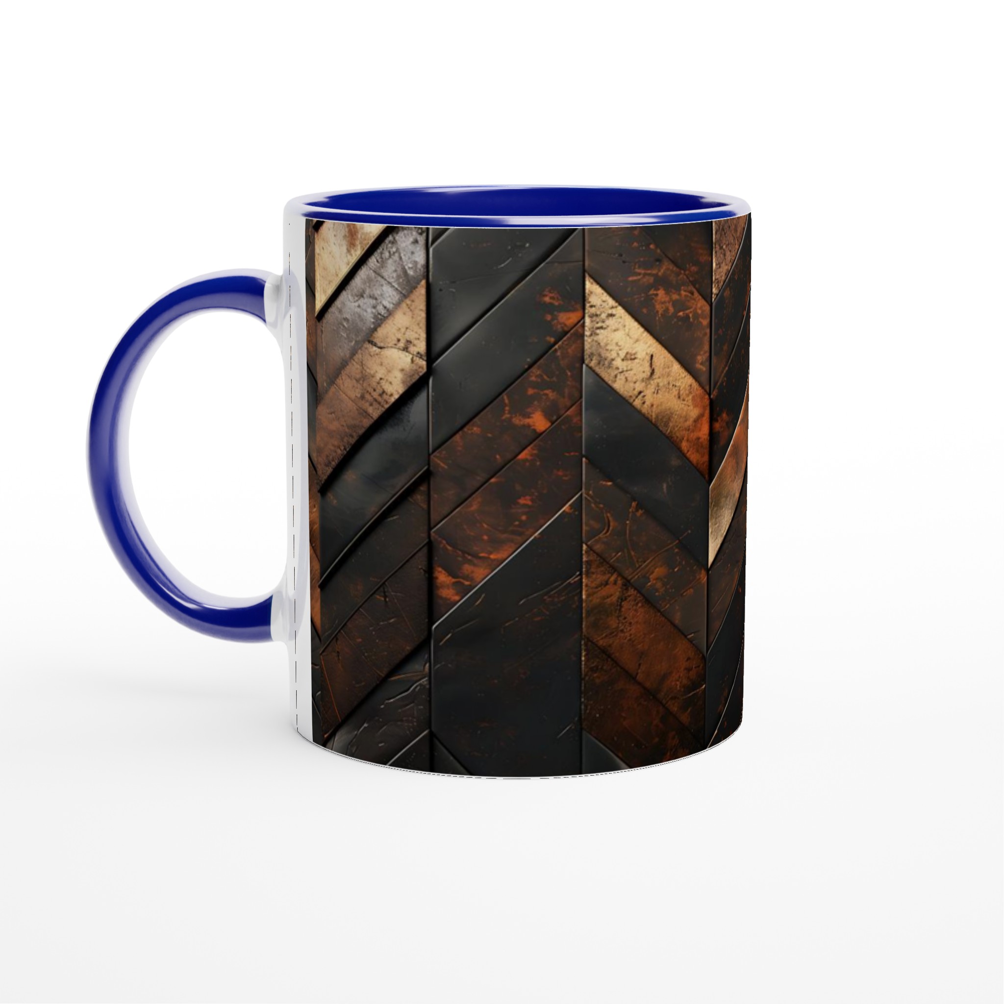 Rustik Chevron 11oz Keramisk Mugg – Elegans i Koppar & Mörkt Trä 2 7573d460-c43b-4ae5-97b2-c9f0fb13824a