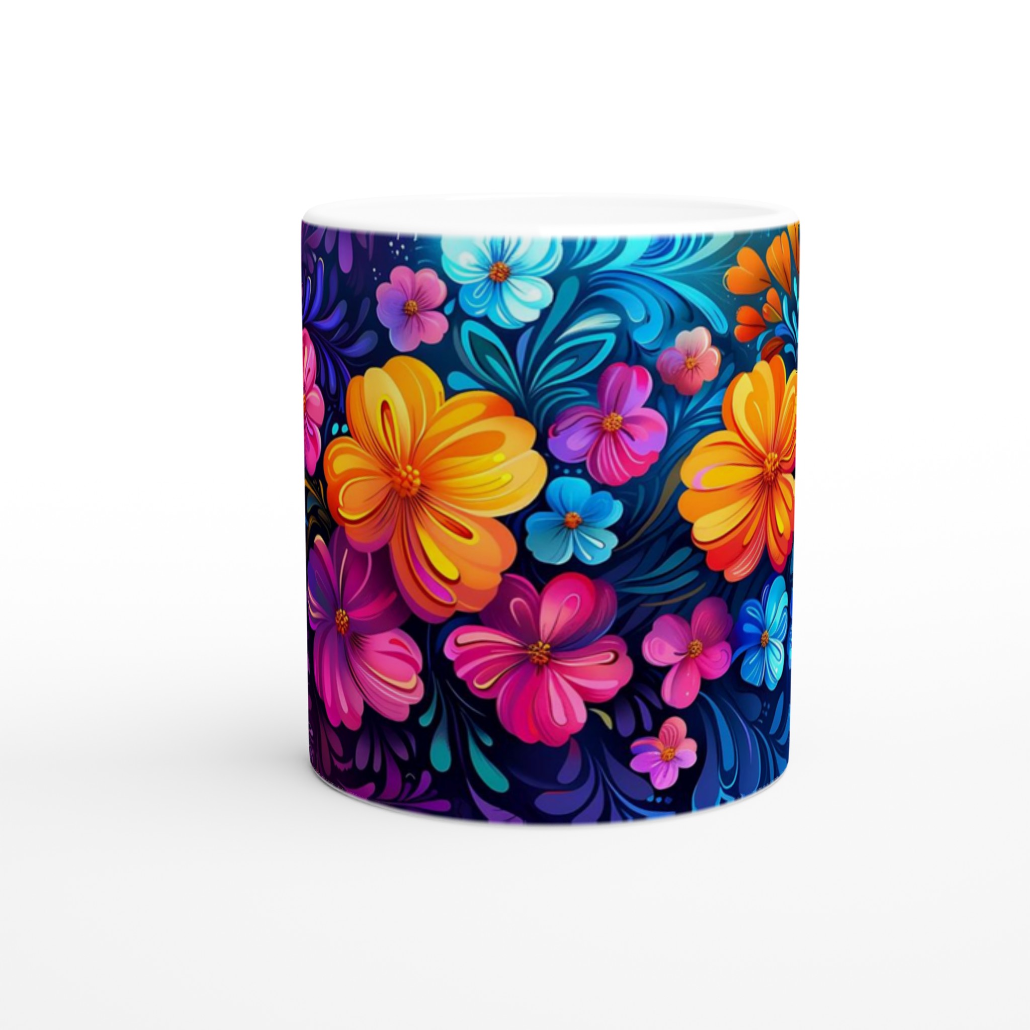 Blomstrande Keramikmugg 11oz – Välj bland 7 Livfulla Färger för Din Favoritdryck 8 7596df86-944e-4094-b0f4-9bcd8d31f2a9