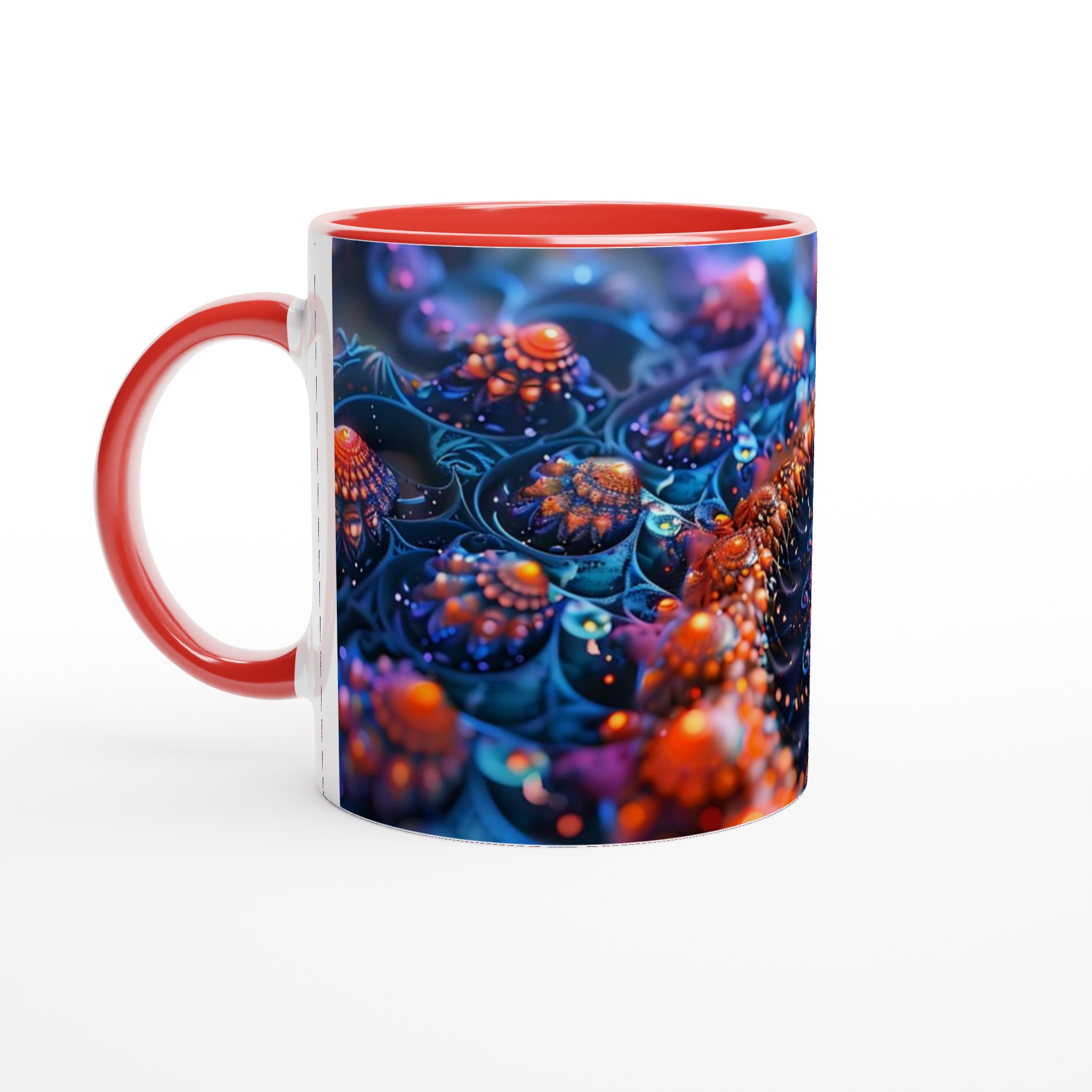 Kosmisk Spiral Mugg – Hypnotiserande Abstrakt Konst i Vibrerande Neonfärger på 11oz Keramik 5 759c59a1-a62f-4149-ae17-01ae08d4fc1b