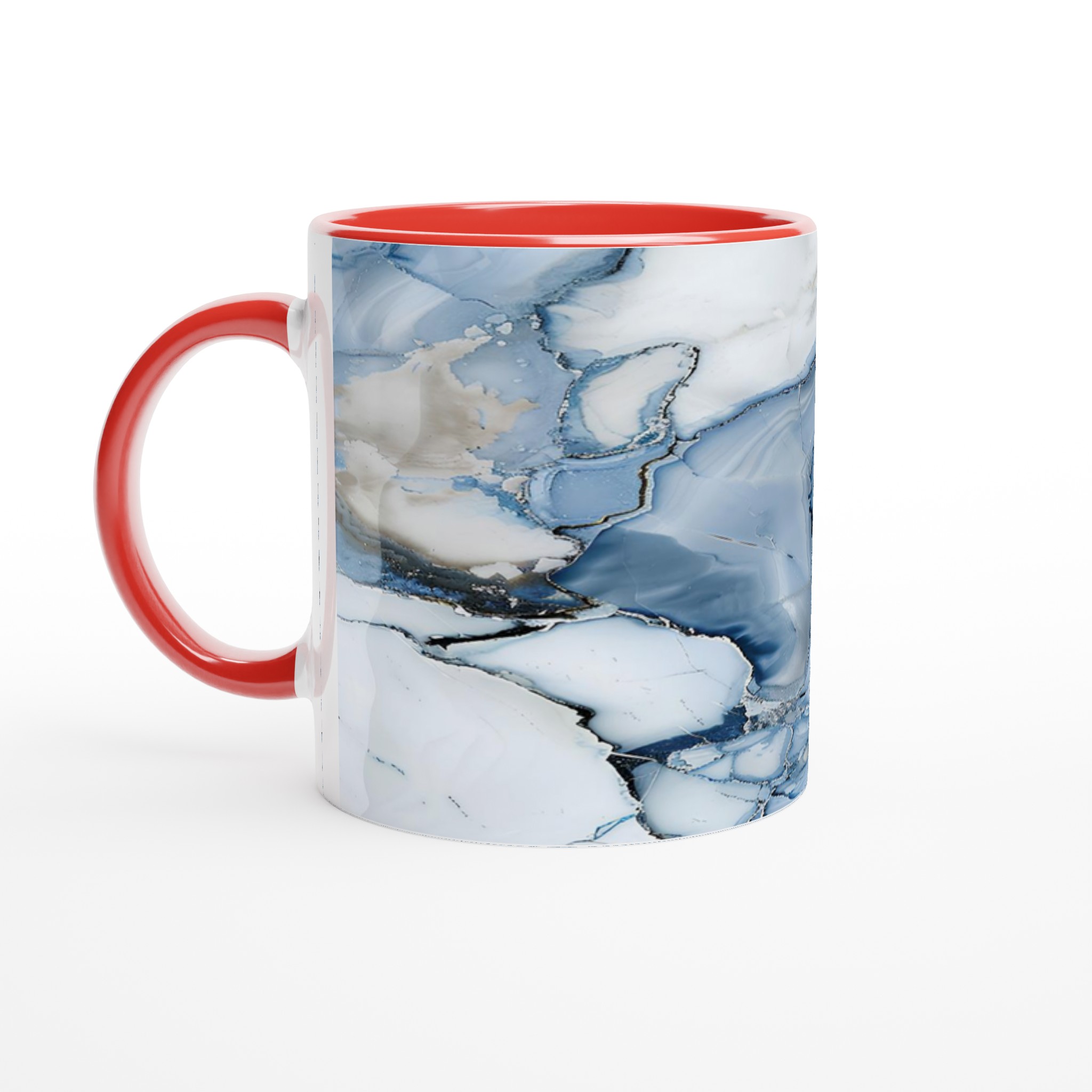 Abstrakt Marmormugg i Blått & Vitt – 11 oz Keramikmugg för Modern Stil 5 75a2f794-83c8-4ab1-ae44-b6805fe9f15c
