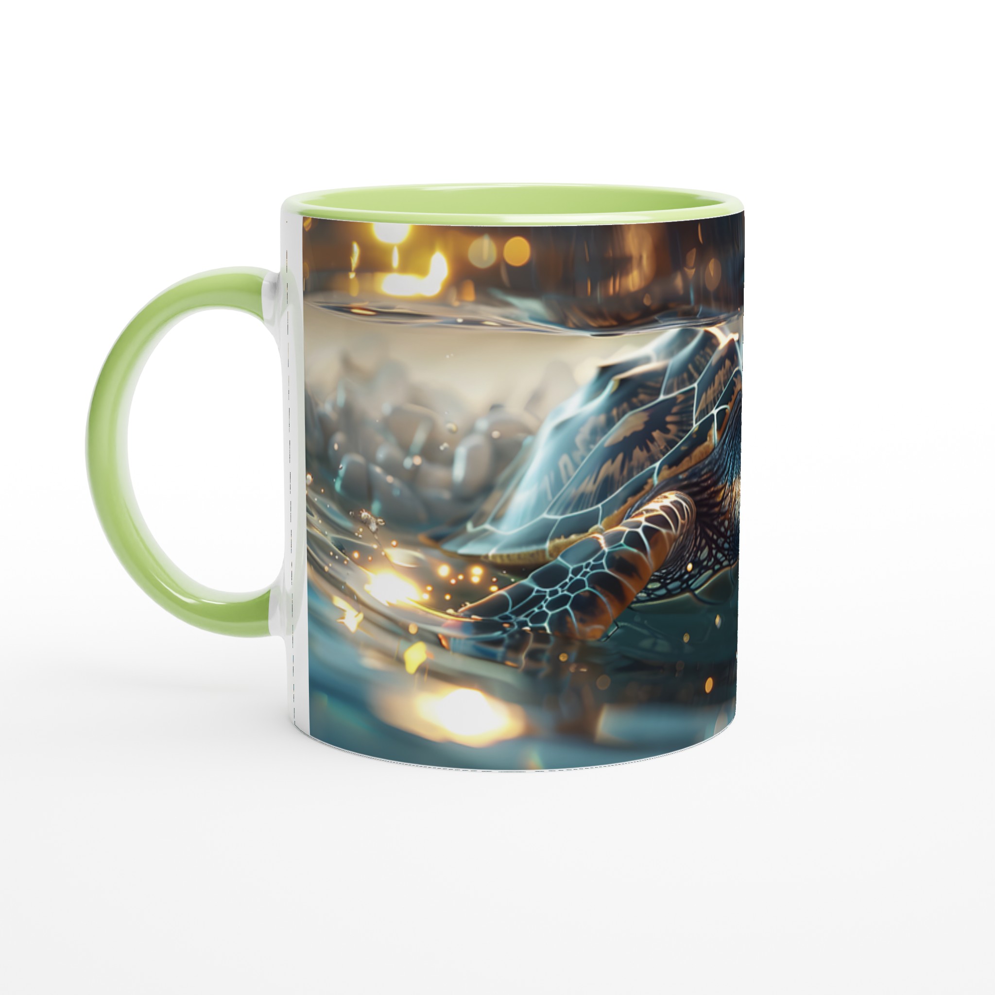 Majestätisk Havssköldpadda 11oz Keramisk Mugg – Dröm dig bort till havets djup med livfulla färger 7 76083463-d51d-4c0e-880a-68f7c3df8776