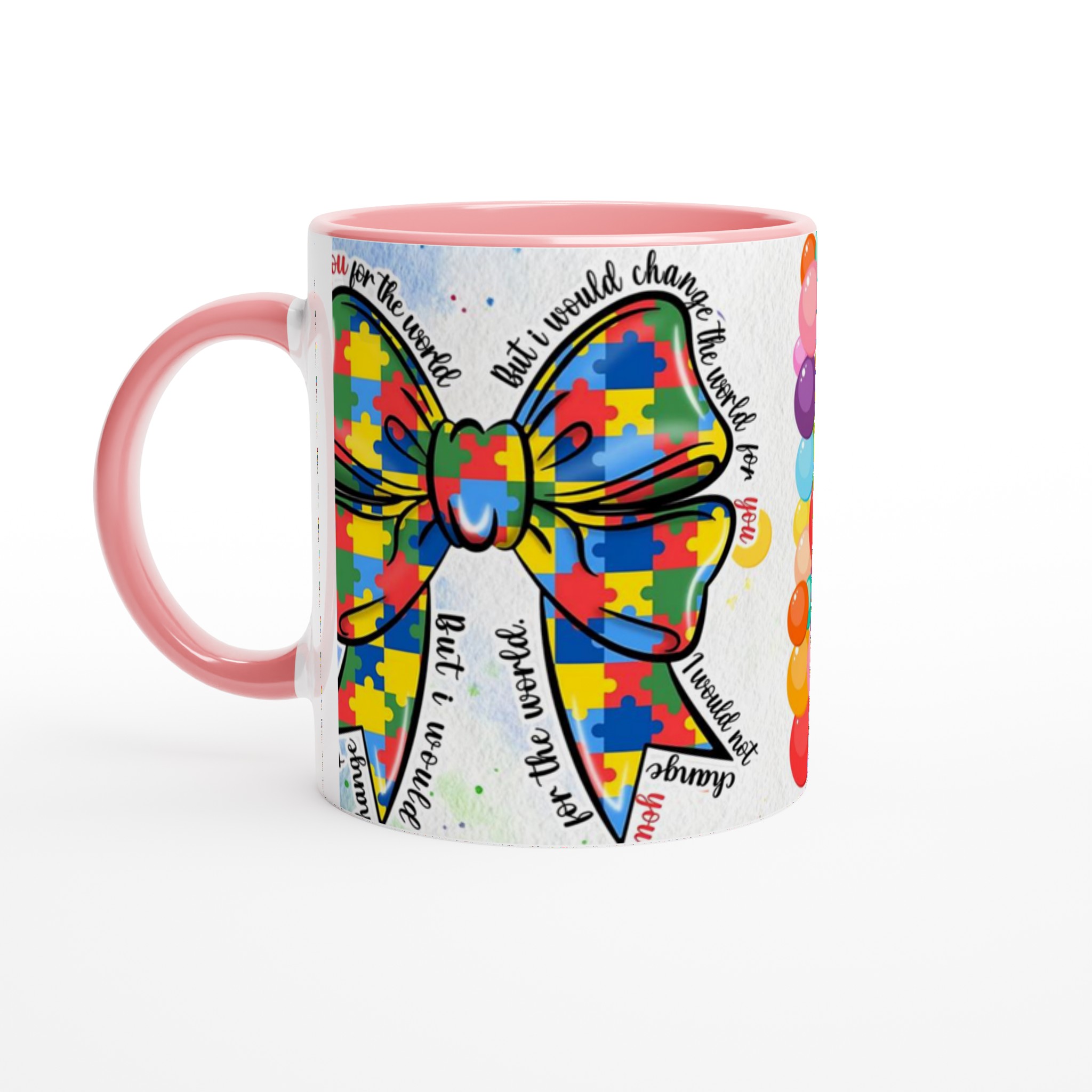 Vit 11oz Keramisk Mugg med Färgstark Pusselrosett – Välj Din Favoritfärg 6 76154d88-7ed6-490e-8cb5-18581ed5c147