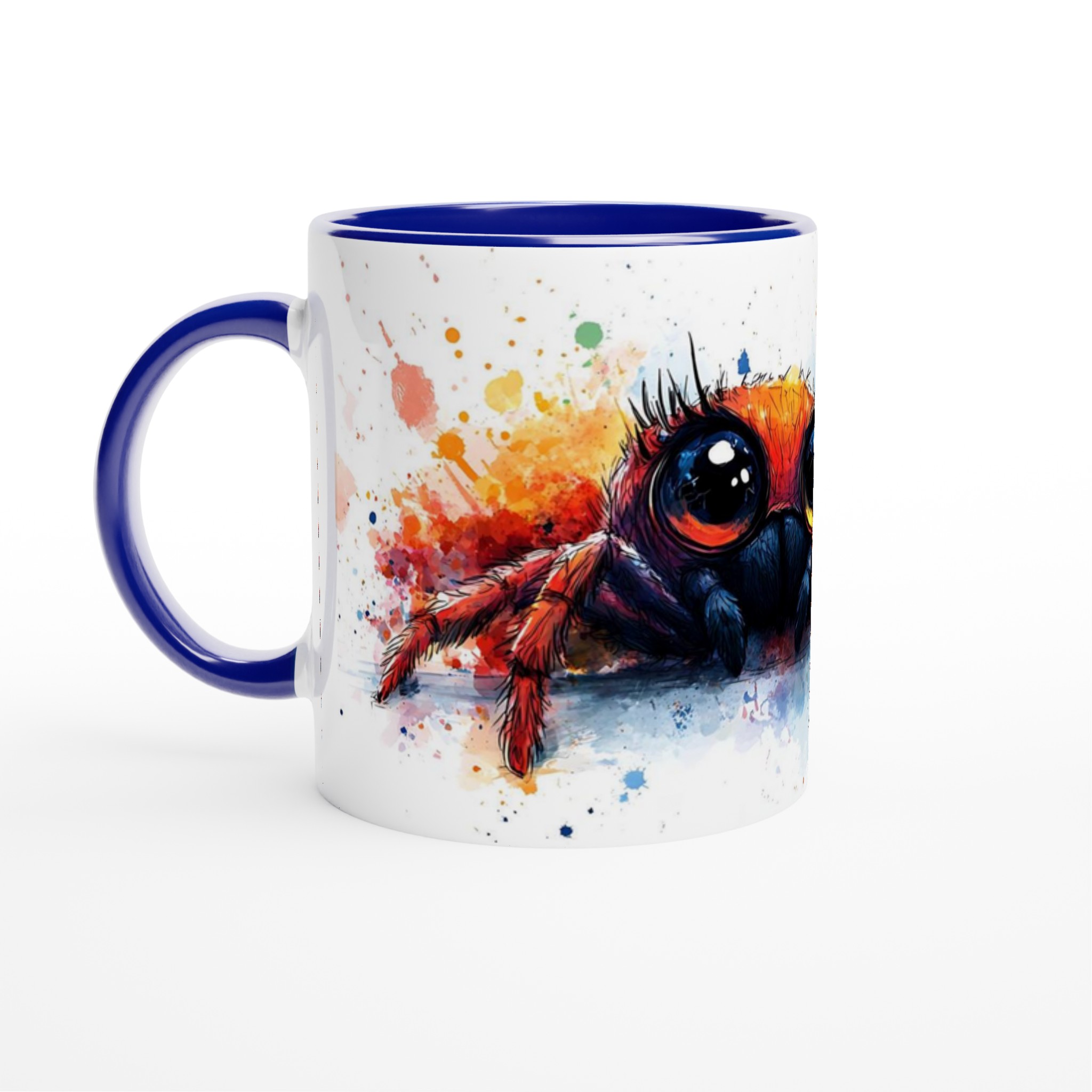 Söt akvarell spindelmugg - Levande, Lekfull Design med Stora Ögon. Välj din favoritfärg! 2 762117db-9c4e-49dd-bbf1-d8a2d74383b3