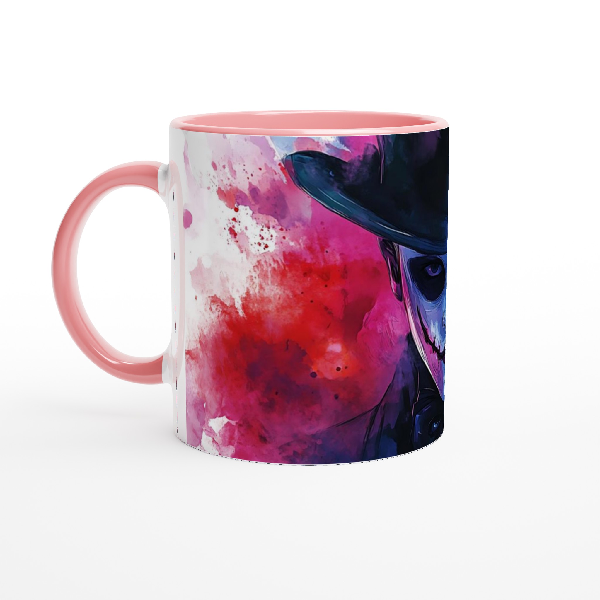 Mystisk Skräckclown Keramikmugg – Perfekt för Halloween & Gotisk Stil, Välj Din Färg! 6 7656d37f-70c1-4075-9bcc-179b72b4b1b8