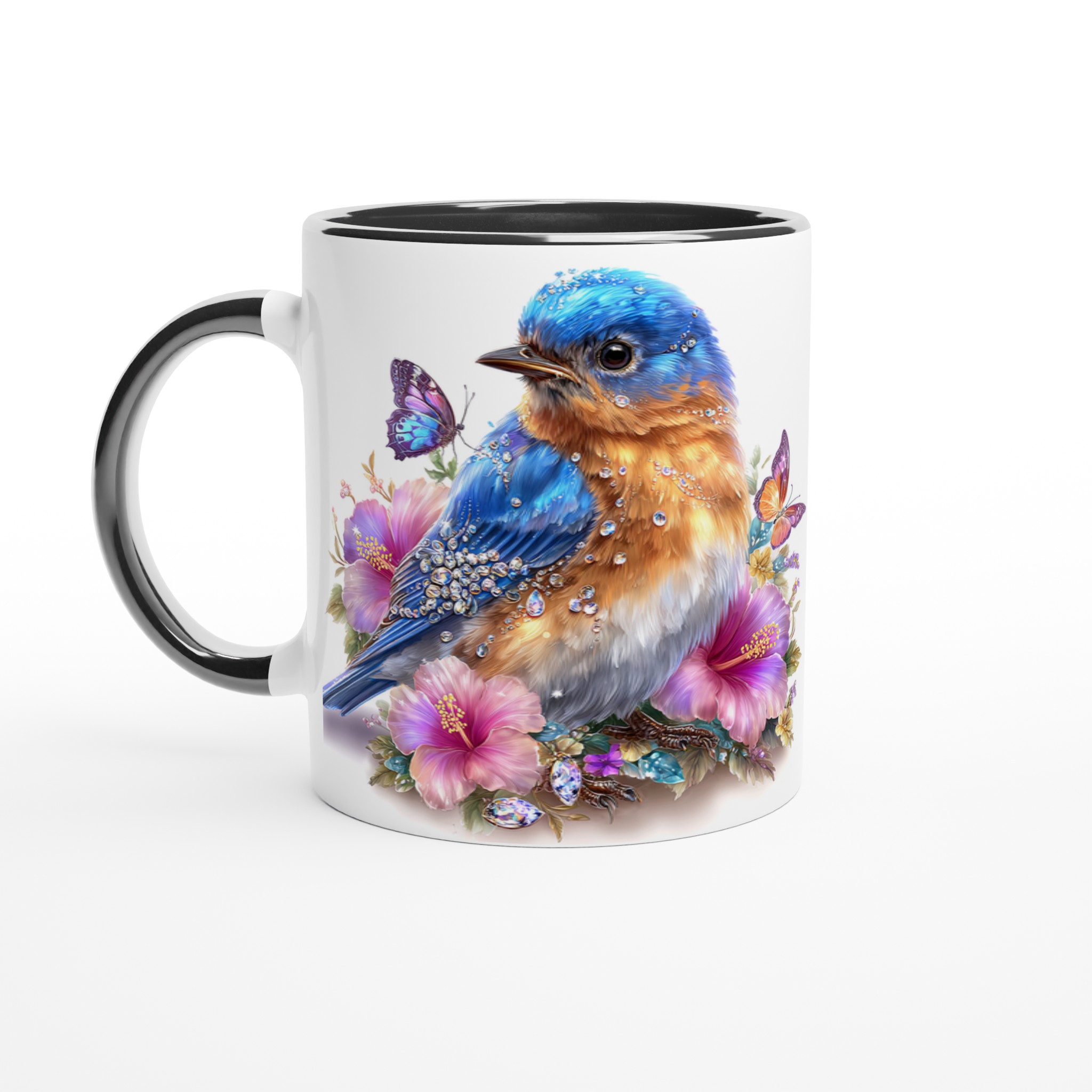 Förtrollande Juvel-Fågel Mugg – Glittrande Design i Ditt Val av 7 Keramiska Färger! 4 766e89ea-5999-407e-9a4d-31ef632f8b14