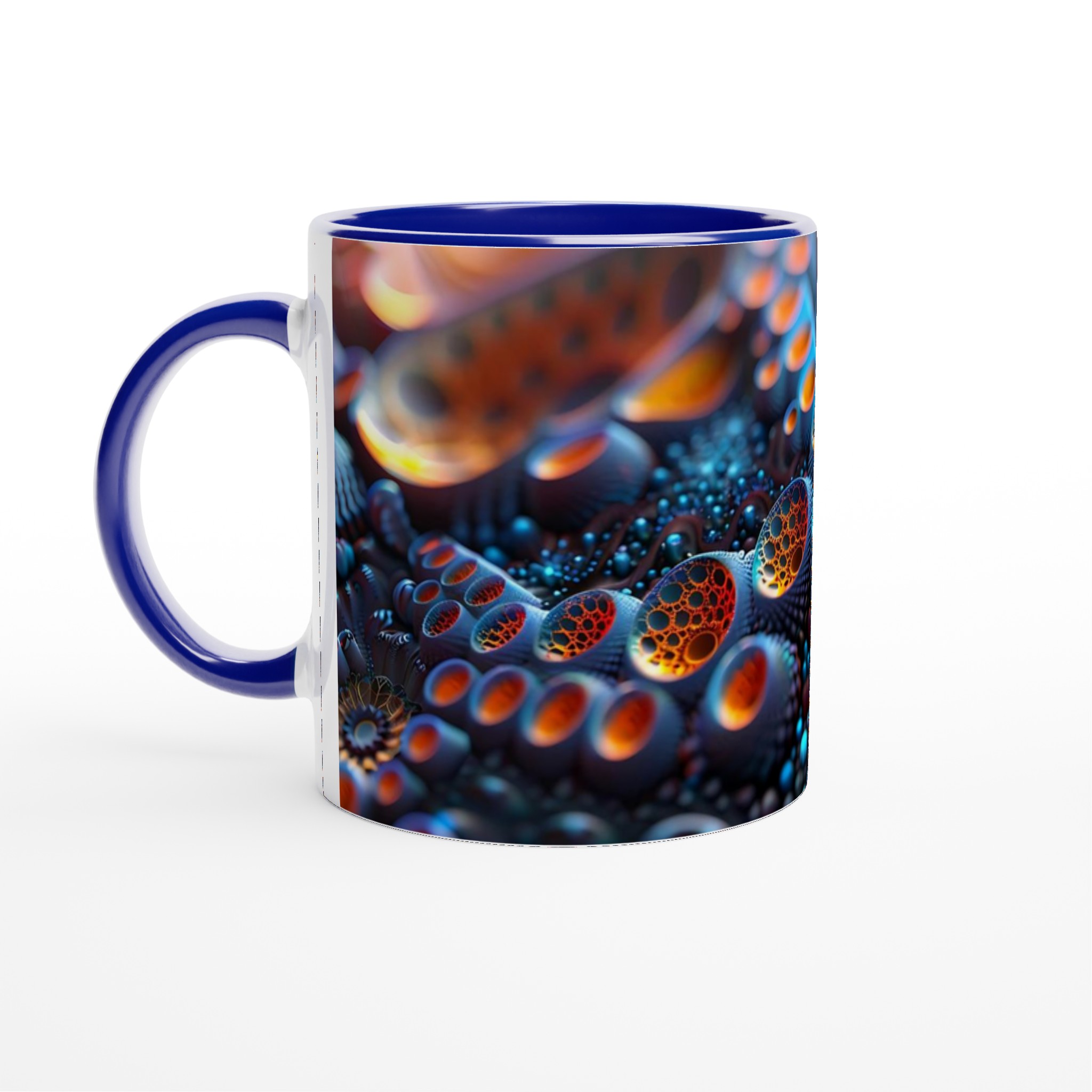 Abstrakt Fraktal Konst Mugg – 11oz Keramisk Kaffekopp i Intensiva Färger 2 7693b2d8-87f2-4e97-a4a0-39d9ff32d7e6