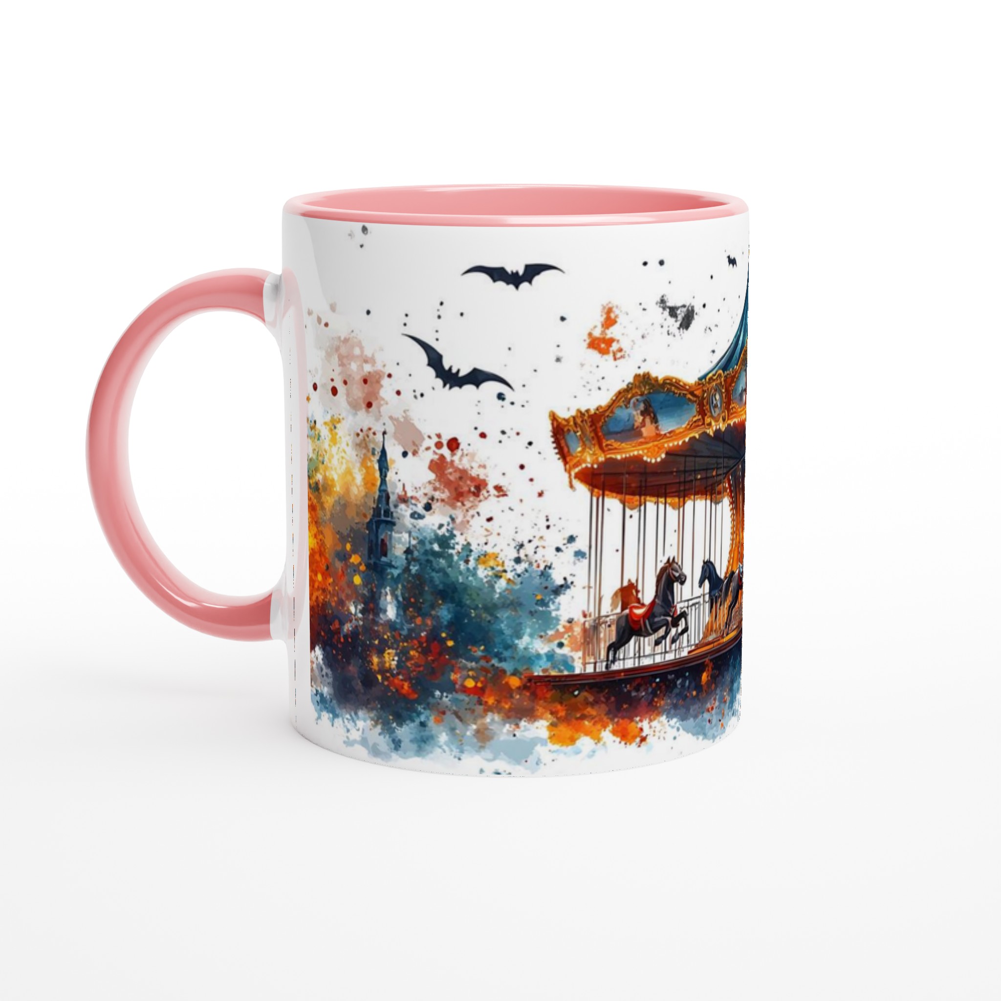 Mystisk Karusell Mugg - Akvarell Fantasy Kaffeupplevelse i Valfri Färg 6 76a25409-9f03-45c1-9c67-edd2941a655a