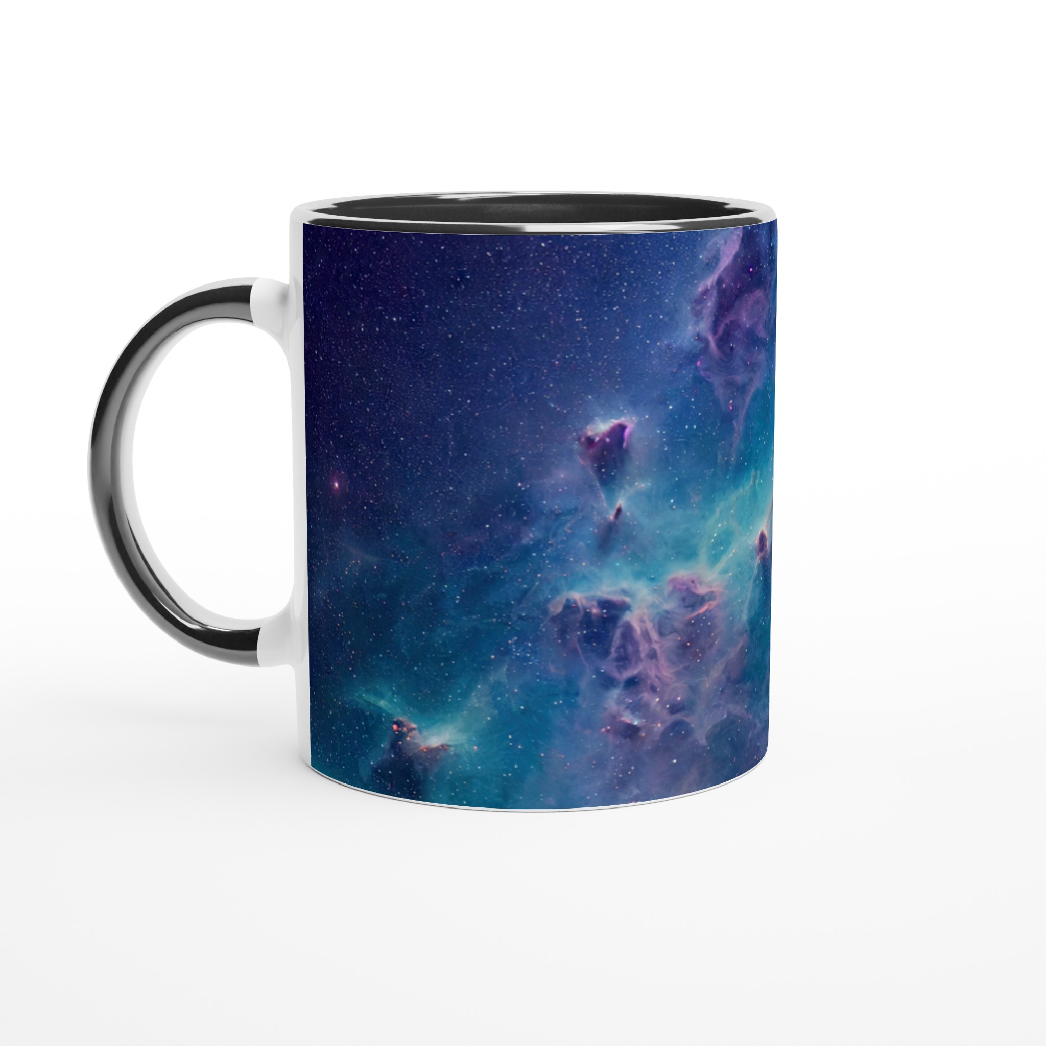 Vit 11oz keramisk mugg med stjärnhimmel - välj bland sju levande keramfärger 4 76a59a87-0b94-4ce0-a91f-ba6ab90a5633
