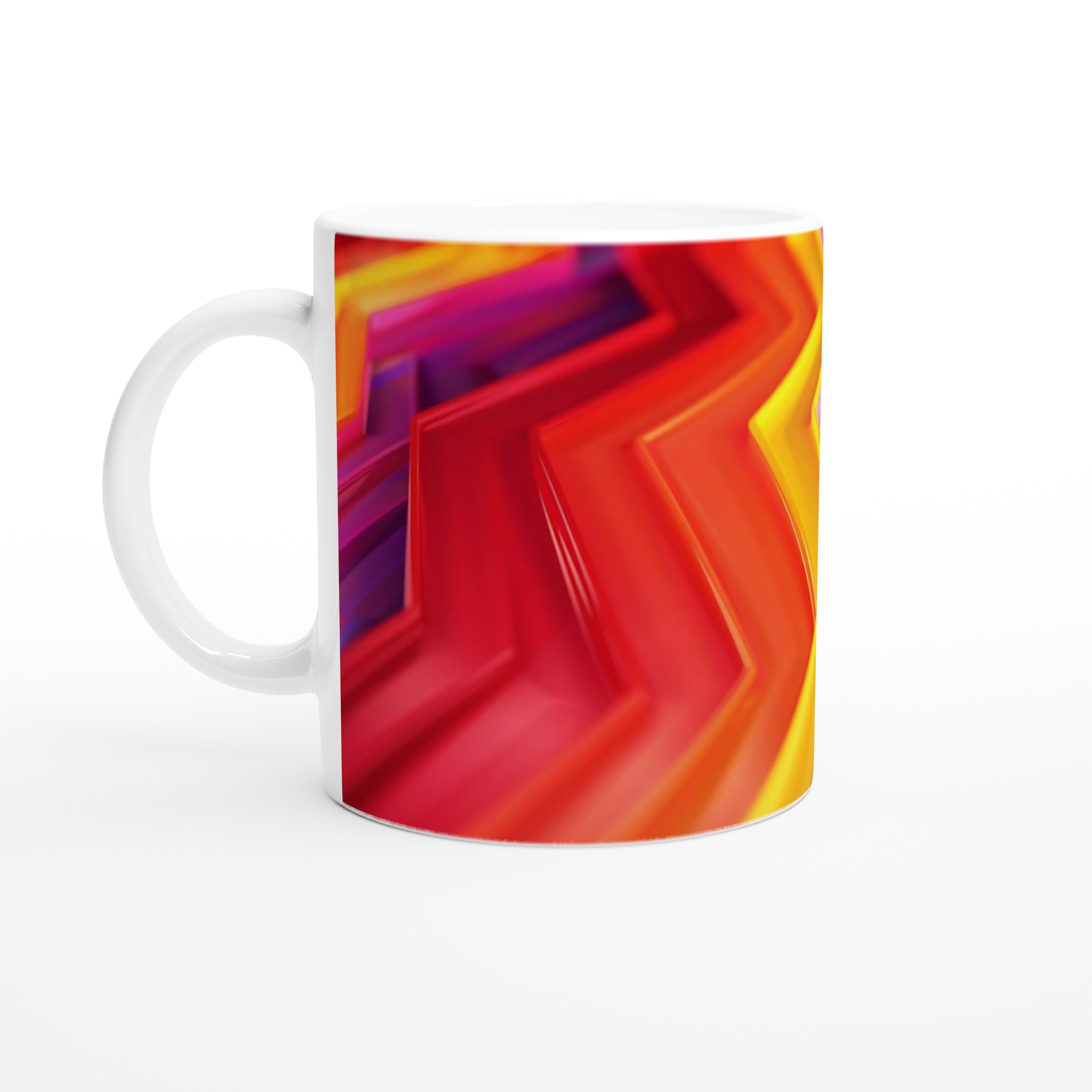 Färgsprakande 11oz Keramisk Mugg – Ge Liv Åt Dina Drycker Med En Explosion Av Färger 1 76b56b01-3181-404e-8456-2f253924065b