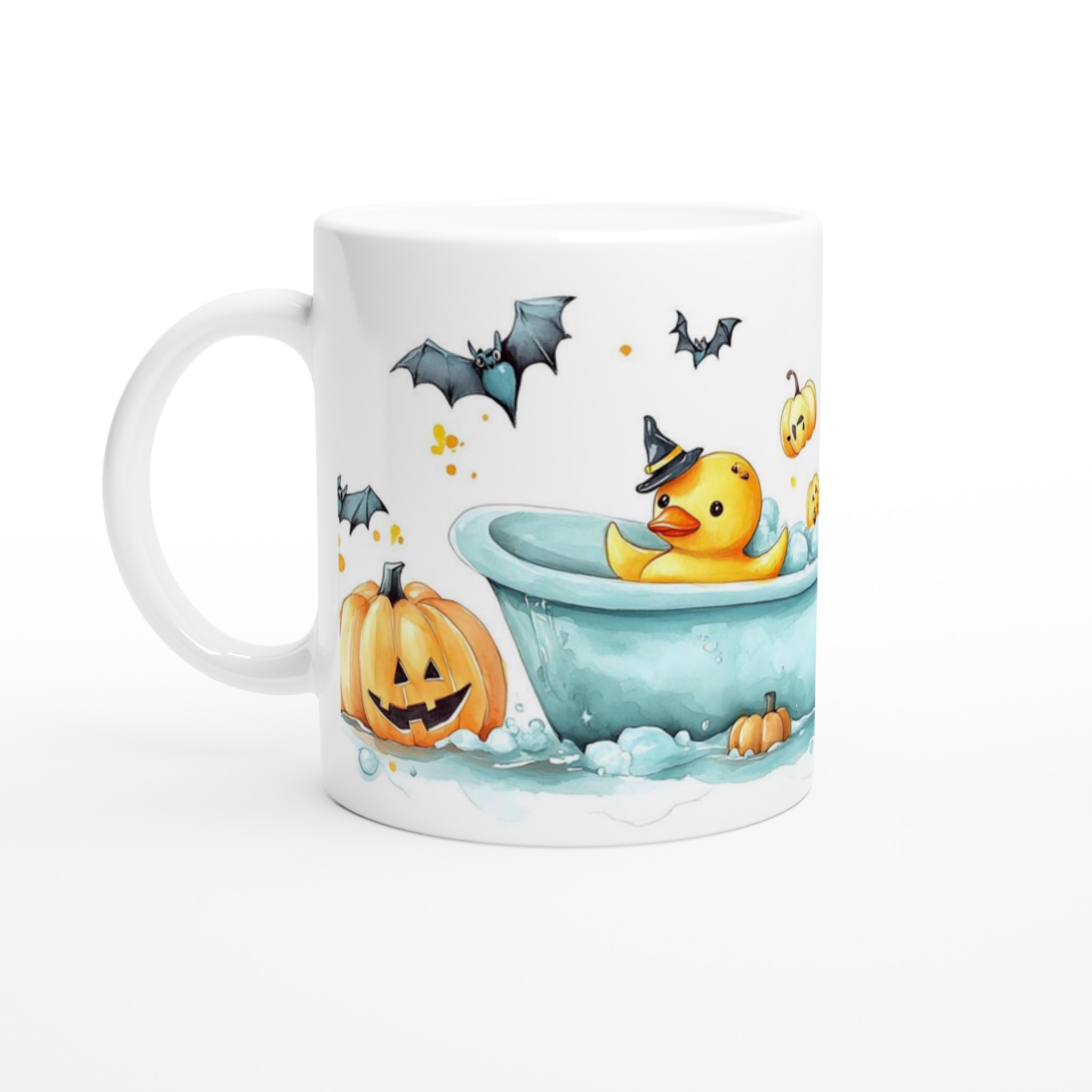 Bus eller godis ankor keramikmugg – Rolig Halloween-design för alla åldrar, i ditt val av sju färger! 1 76c96446-fd48-4bce-9402-484ee7a19099