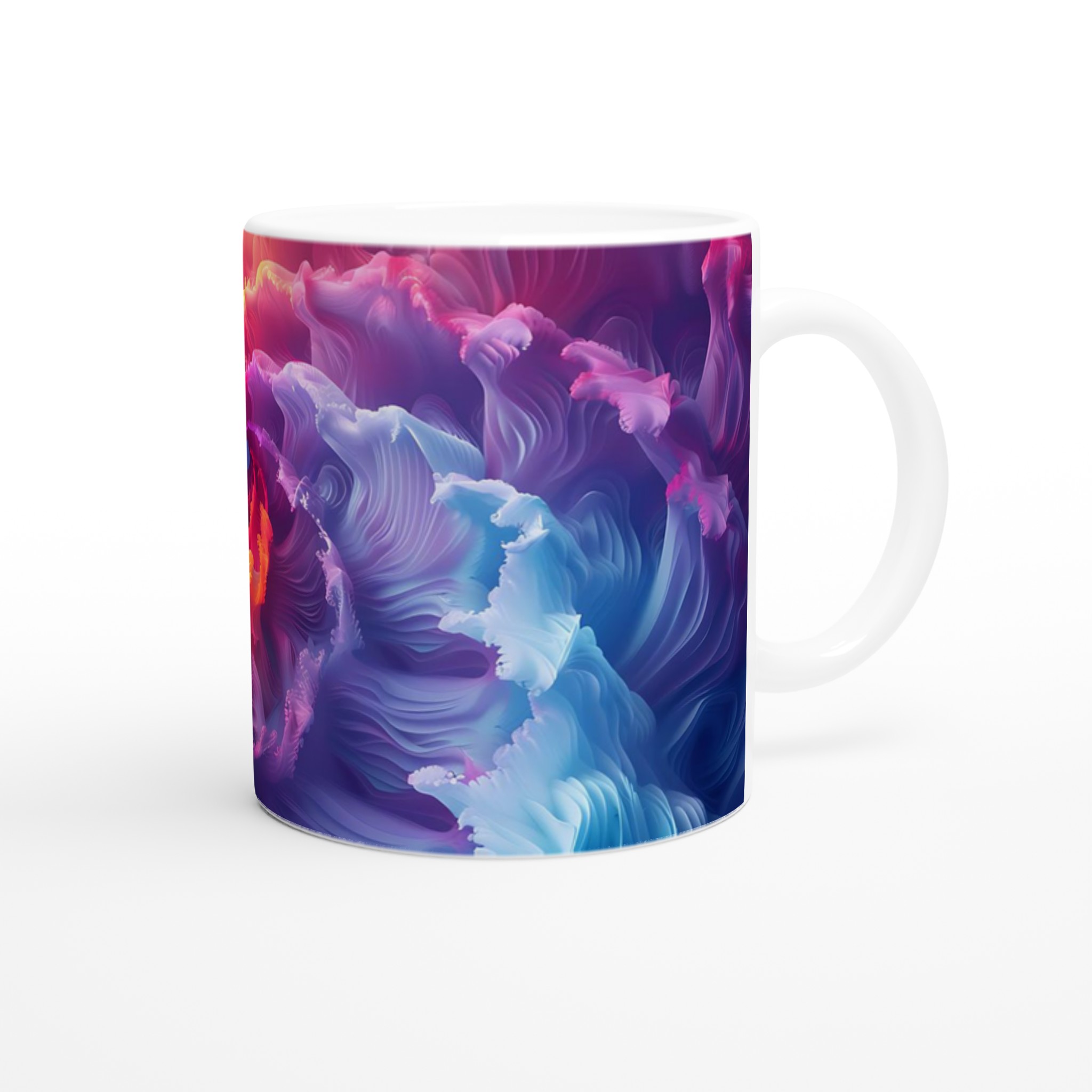 Abstrakt Virvel Mugg – Konstnärlig Design i Vårda Färgval på 11oz Keramik 9 76e255cb-5c53-44fe-8bd1-77fddc8b201b