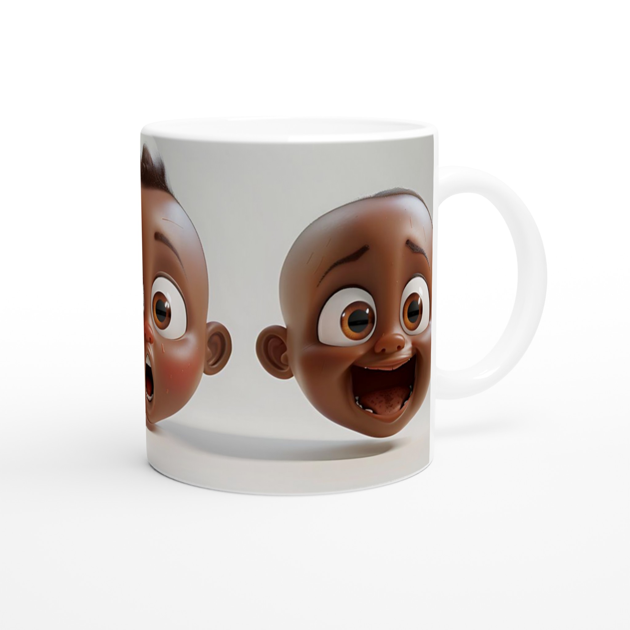 Söta Babyansikten 11oz Keramisk Mugg – Uttrycksfull Design för Kaffeälskare i Valfri Färg! 9 76fcf8a4-123a-4c46-8adf-101d78ef0f91