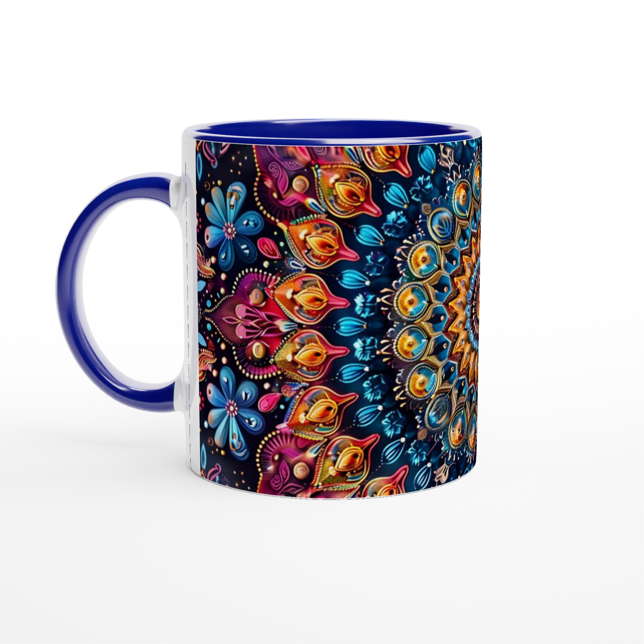 Kosmisk Mandala Keramikmugg - 11oz, Levande Design i Valfri Färg 2 7766cd20-338d-4eb1-8c07-13da5c377473