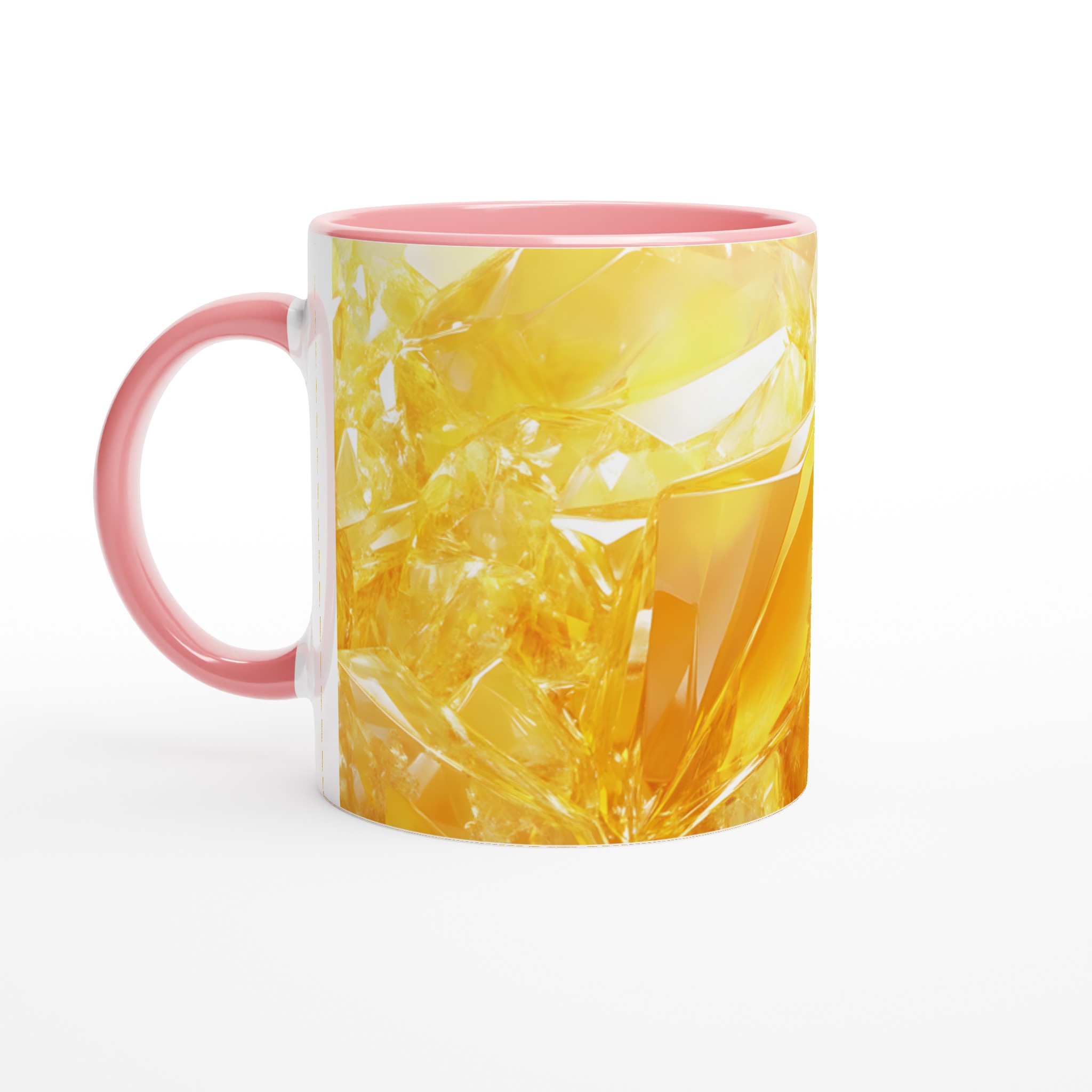 Guldgnistrande 11oz Keramikmugg – Din Kaffestund, Strålande i Gult eller Ditt Val av Färg! 6 77742954-3a07-4ef5-942d-c8d8cf6b3089