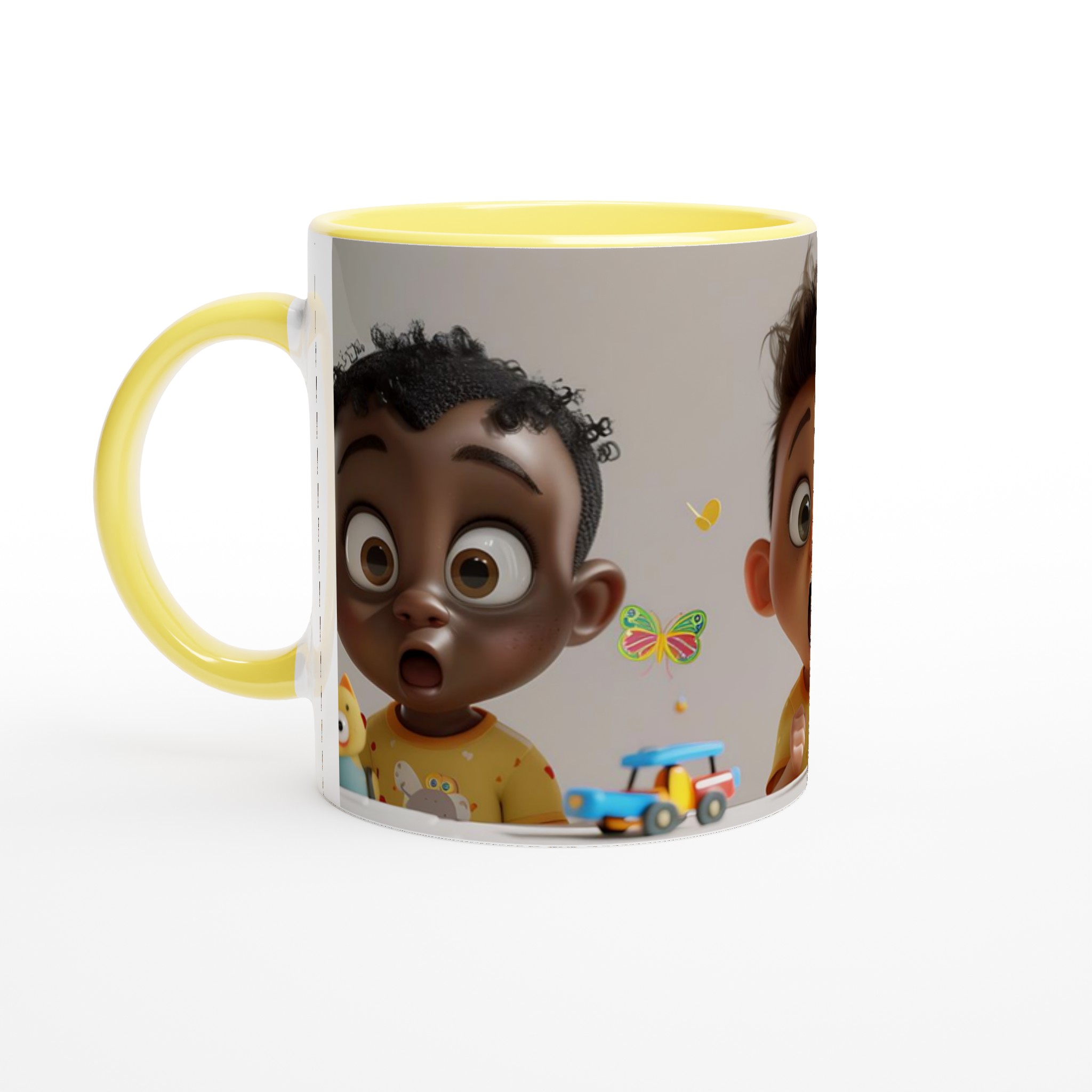 Förvånade Barn! Kaffe-/Temugg - 11oz Keramisk Mugg i Valfri Färg för En Lekfull Start på Dagen 3 77aab094-8457-45c2-a9d3-c4e820b0d175