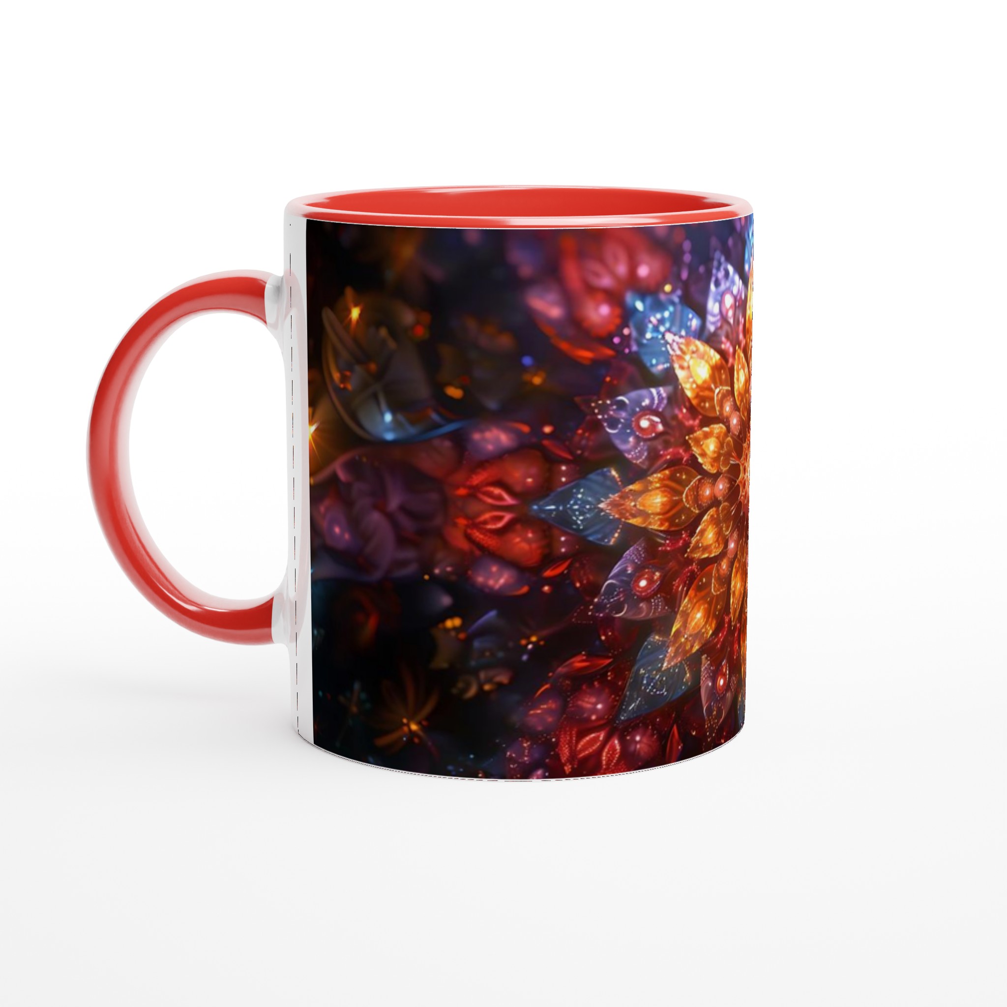 Kosmisk Mandalablomma Keramikmugg - 11oz Magisk Mugg i Valfri Färg 5 77acaee1-f42d-4bcc-8143-3322ac85c84d