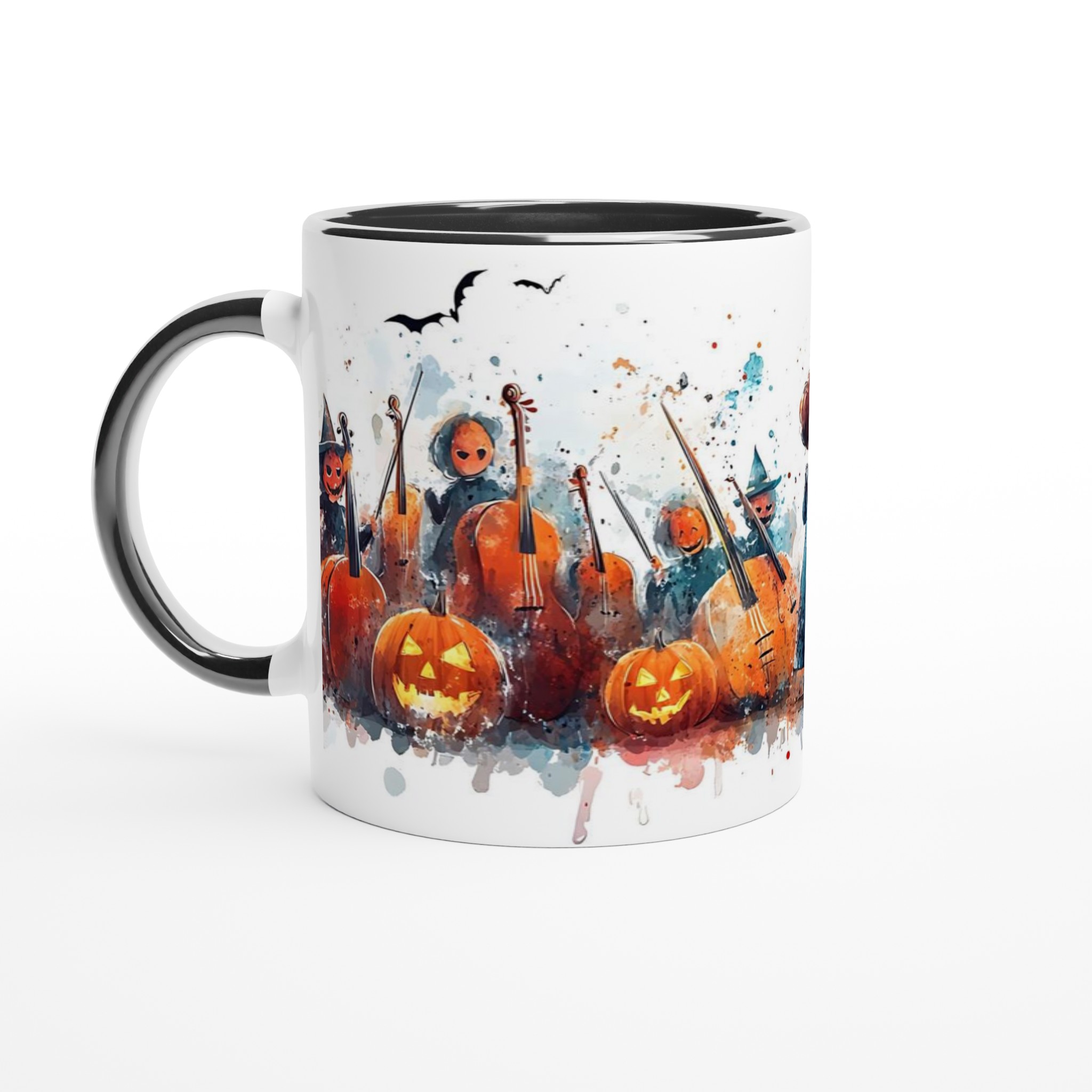 Magisk Halloweenorkester - Charmig 11oz Keramikmugg i ditt val av sju festliga färger 4 77e01b0e-3682-4534-86d7-aedda7407228