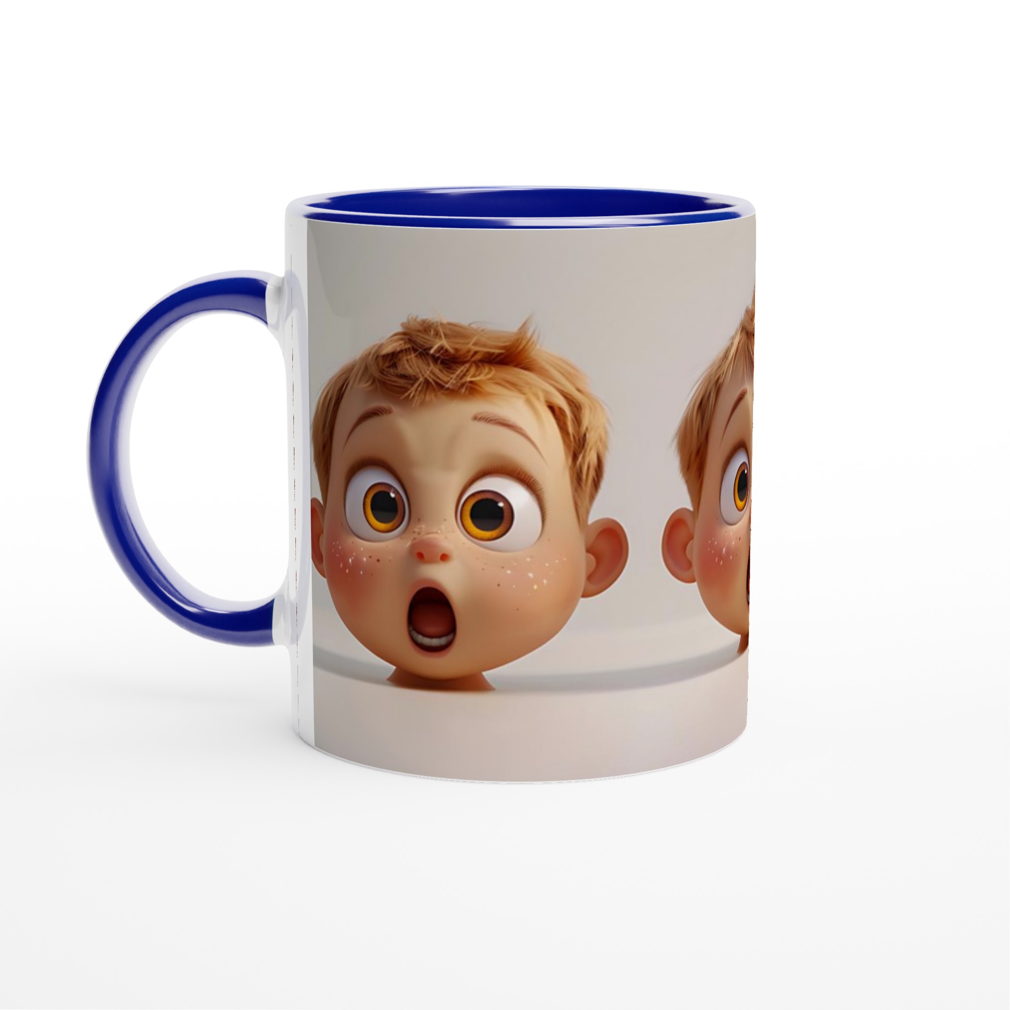 Förvånad Baby Ansikte Keramisk Mugg - Rolig Design i 7 Färger | 11oz Kaffekopp 2 77fdb61d-527f-4475-922f-02a5efb73bb3