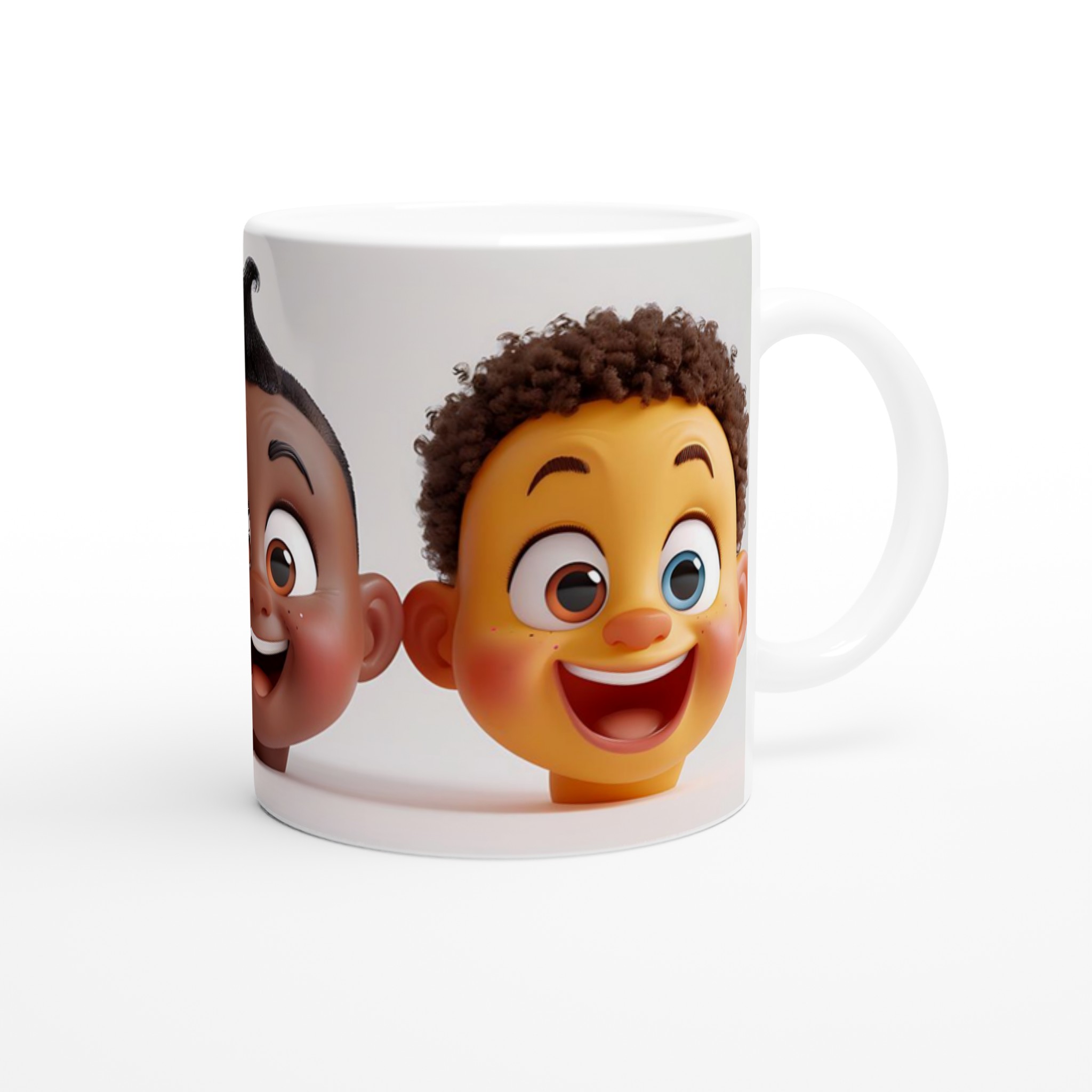 Glad Cartoon Ansiktsmugg – 11oz Keramikmugg i ditt val av sju livliga färger 9 7801e0fe-8041-4fa3-92d1-764b1ee692ef