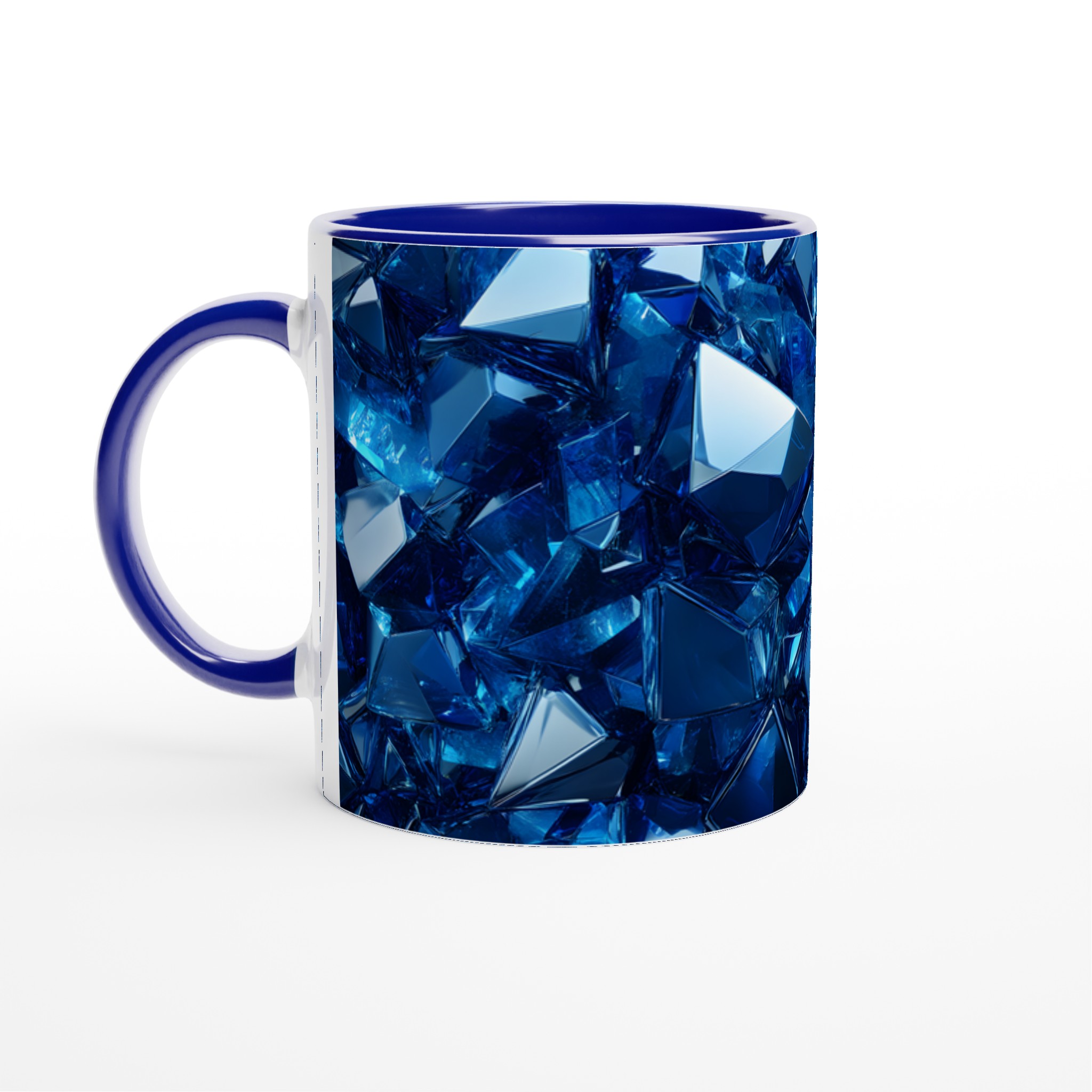 Glänsande Blå Iskristall 11oz Keramisk Mugg – Geometrisk Design för Din Favoritdryck 2 7825ae87-8930-4cba-acc9-0f114a59e16d