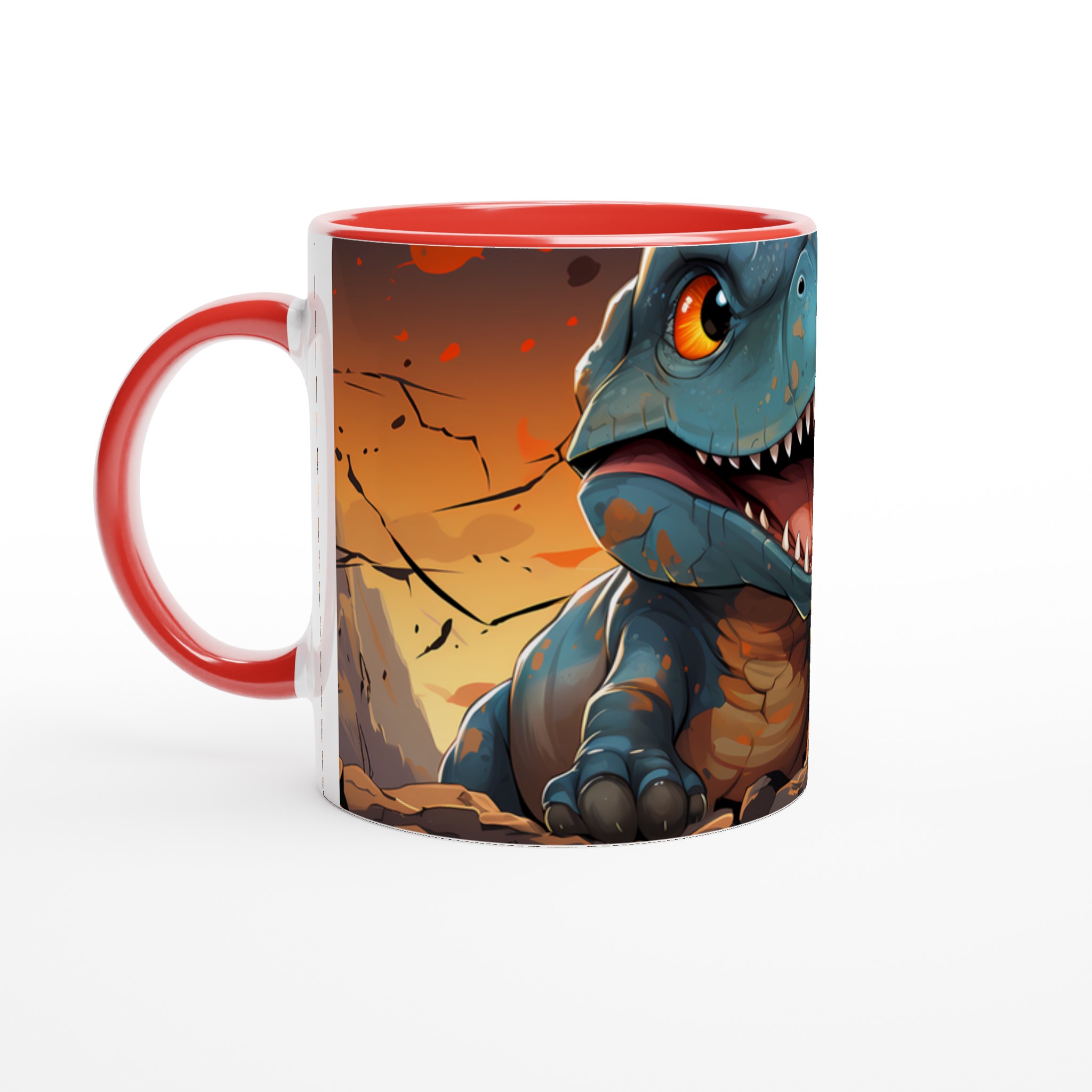 Vrålcool Dinosaurie Mugg – 11oz Keramisk Kaffekopp för Episka Dagar, Välj bland 7 Färger! 5 782a0e54-8a84-4f5f-a1c3-e7bbcf0fea15