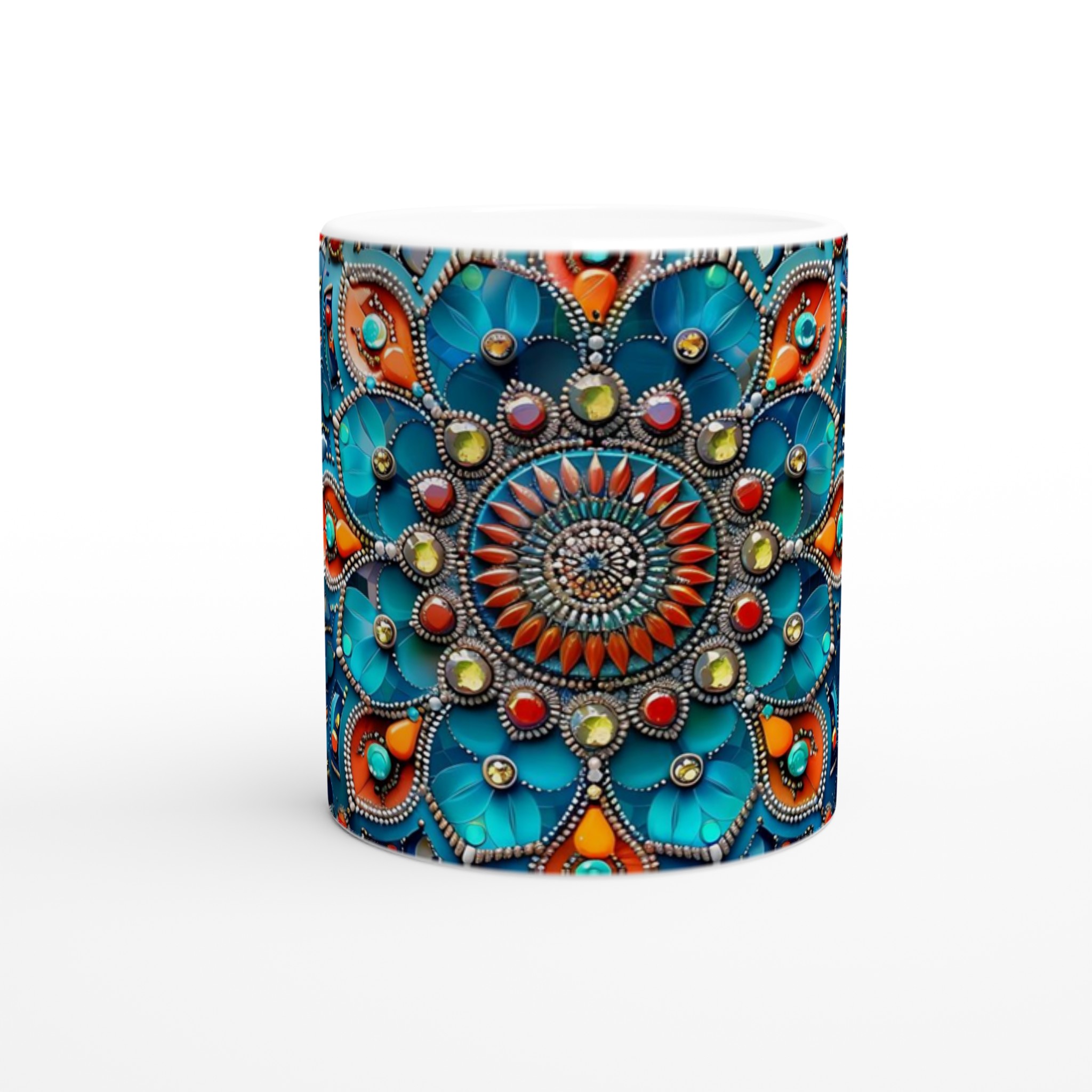 Mandala Keramikmugg 11oz – Levande Boho-Design i Flera Färger 8 785aa377-7ab9-4c55-a258-44950217ab09