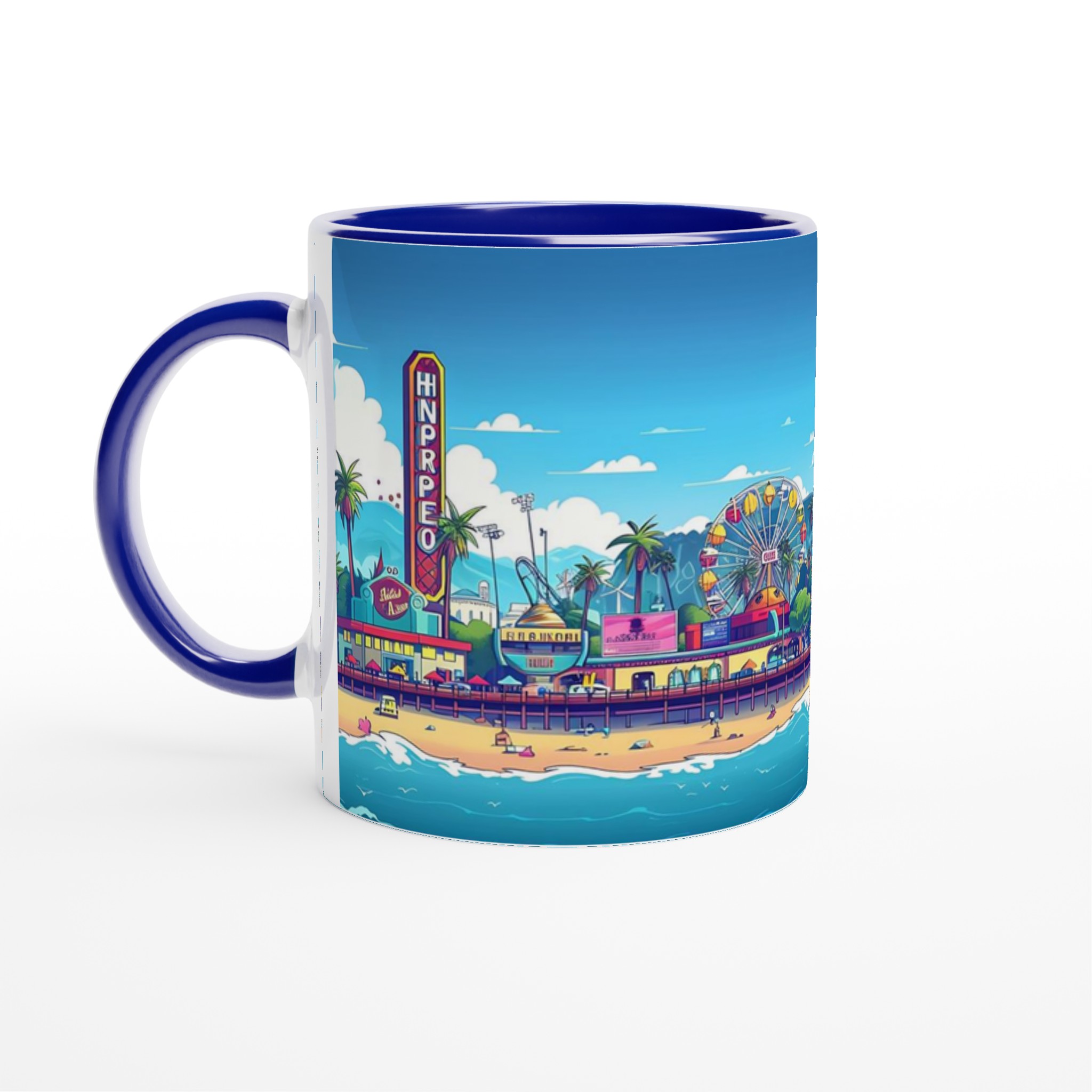 Kuststadens Charm – Färgstark Keramisk Mugg för Kaffe, Te och Soliga Drömmar, Välj din färg! 2 786d3538-2f5d-4224-a532-39c0be93d3eb