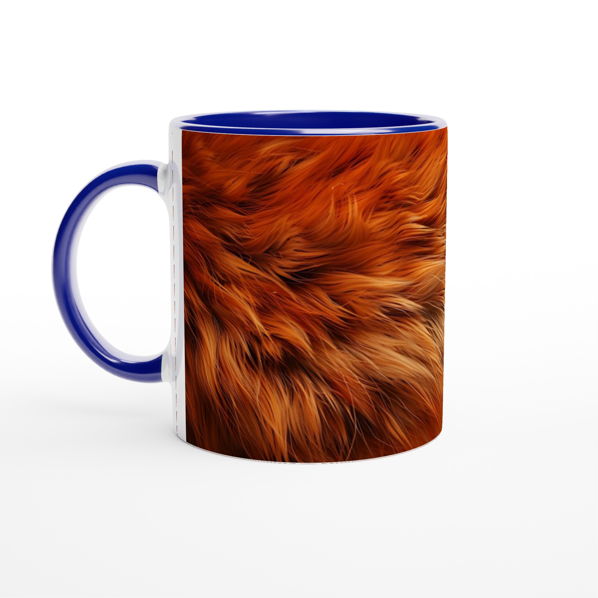 Vit 11oz Keramisk Mugg med Värmande Eldröda Nyansval 2 788729fa-db24-494e-b9bc-3e15c3f95bf5