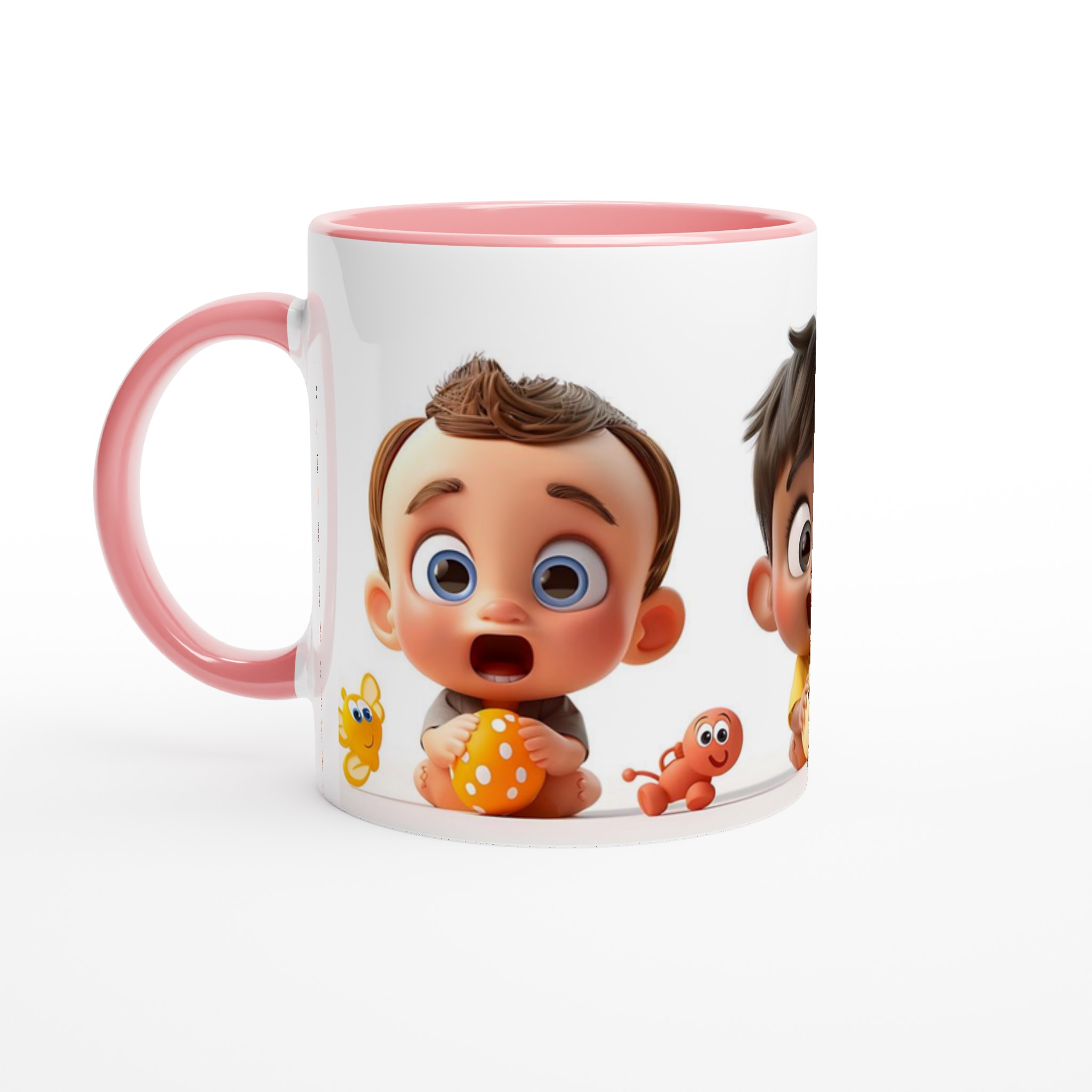 Söta Babyvänner 11oz Keramikmugg – Glada Karaktärer i Klara Färger för Kaffestunder 6 78cd0532-ecdd-40be-8c83-4a99b2477637