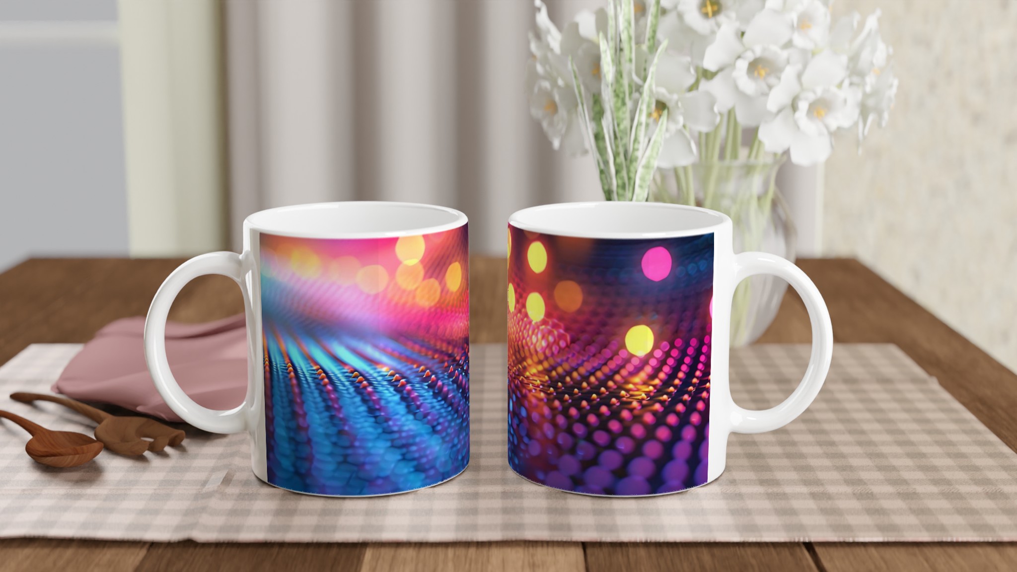 Neon Vibe Keramisk Mugg – 11 oz i Livfulla Färger för Din Dagliga Kaffeupplevelse 10 78dc0571-3d49-464f-b7bd-d0f82b568da9