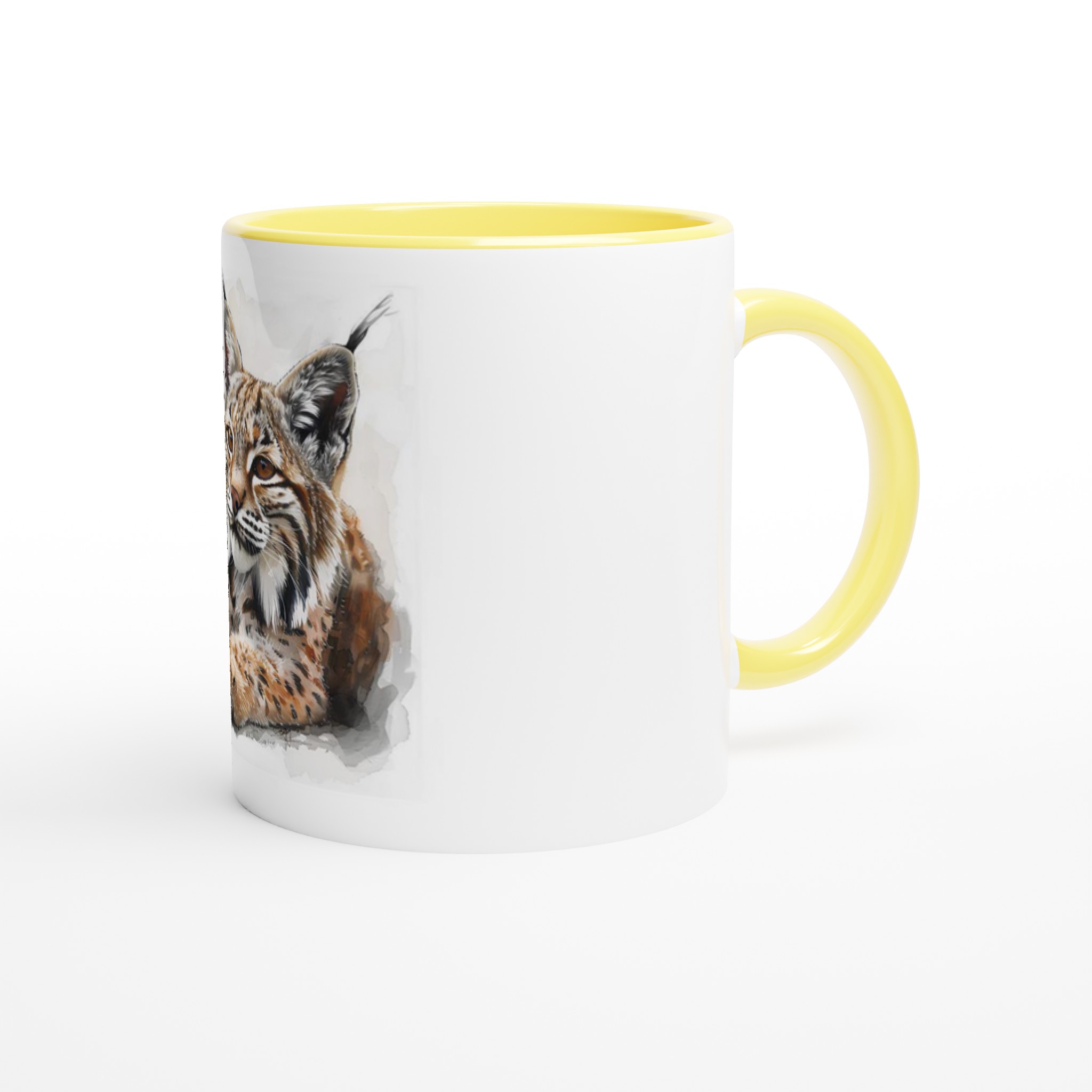 Vacker "Vild Lodjur" 11oz Keramisk Mugg – Färgad insida & handtag i ditt val av 6 djärva nyanser 8 78dee027-c13e-4dc4-a0db-fca1d2a190fc