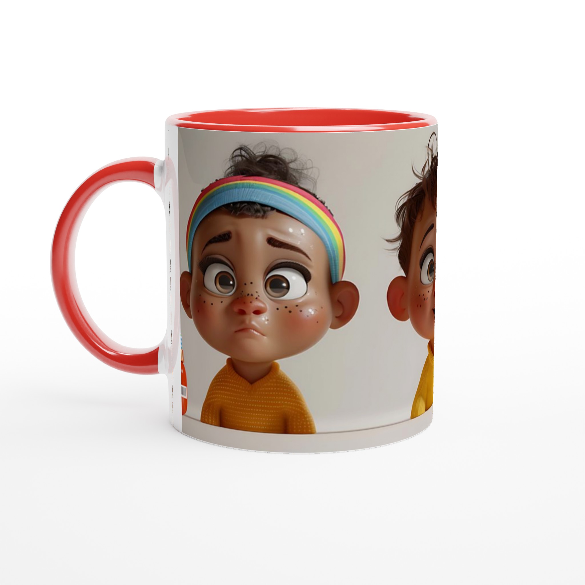 Charmig barnmugg med söta ansiktsuttryck – 11 oz keramikmugg i ditt val av färg 5 7965f9a3-fddd-48e8-a291-5a020e5ebacc
